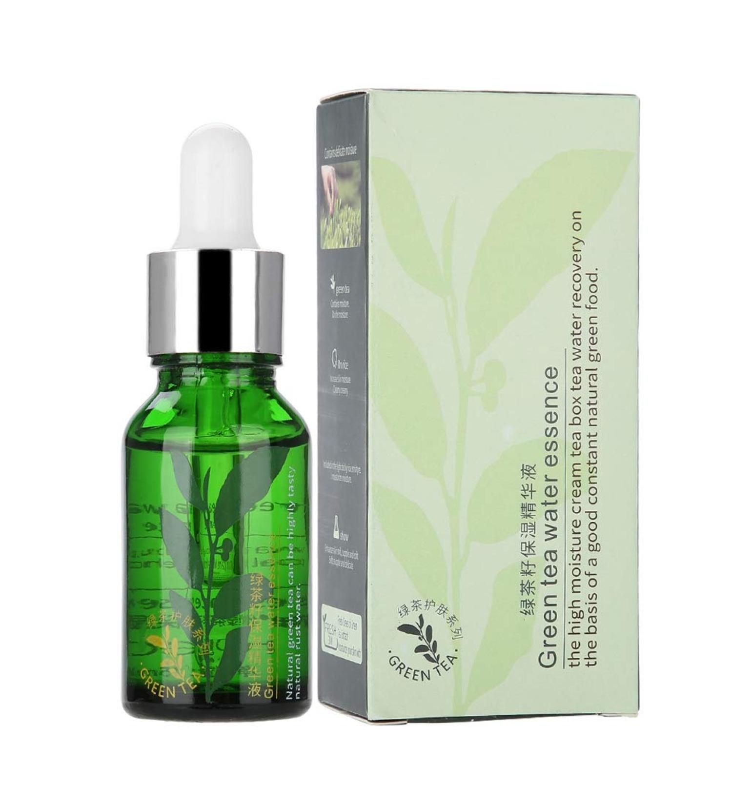 Face Serum Green Tea Seed Clear Skin Serum Moisturizing Shrink Pores Anti-Aging Repaired Face Essence Deep Cleaning 15ml - Buy Online on GoSupps.com