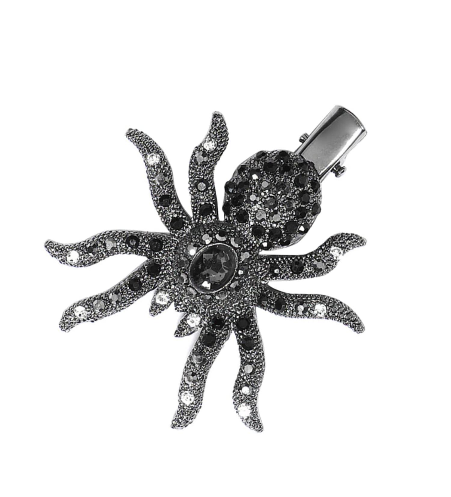 FRCOLOR Spider Hairpin Rhinestone Bobby Pins Hair Barrettes Hair Clip Spider Web Hairpins Hair Rhinestone Spider Clips for Hair Rhinestone Spider Barrette Halloween Spider Hair Accessory - Buy Online on GoSupps.com