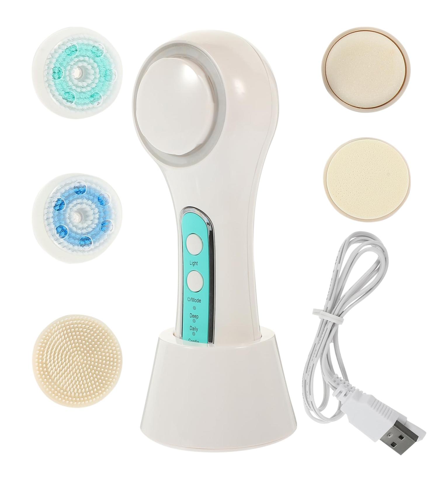 Healeved 1 Set Facial Cleansing Brush Face Washing Brush Water-resistant Washing Brush Face Cleaner Face Beauty Face Brush Pore Cleaner Cleaning Brush - Buy Online on GoSupps.com