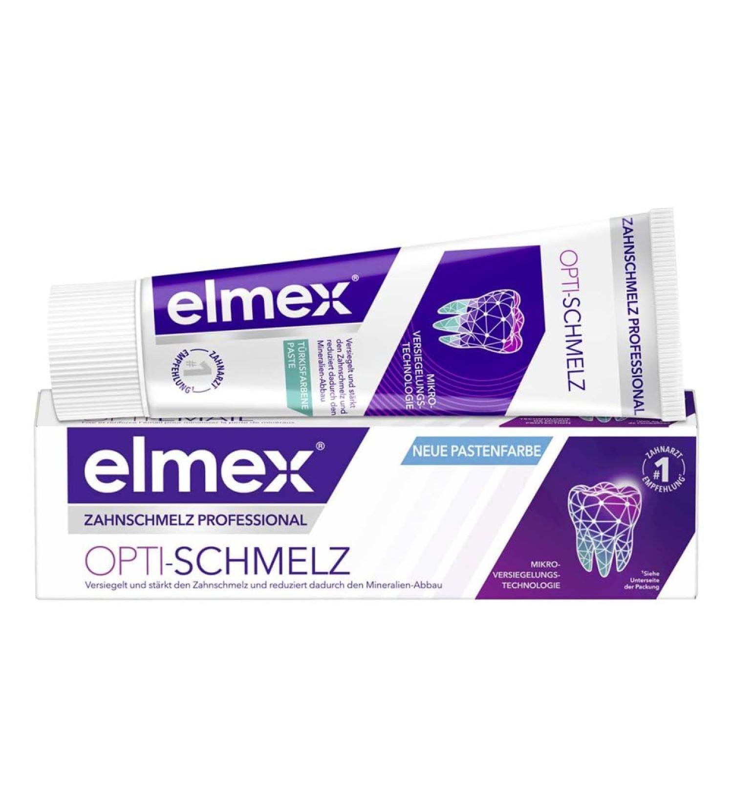 ELMEX Opti-enamel Professional Toothpaste 75ml - Strengthen Enamel & Whiten Teeth | International Shipping Available - Buy Online on GoSupps.com