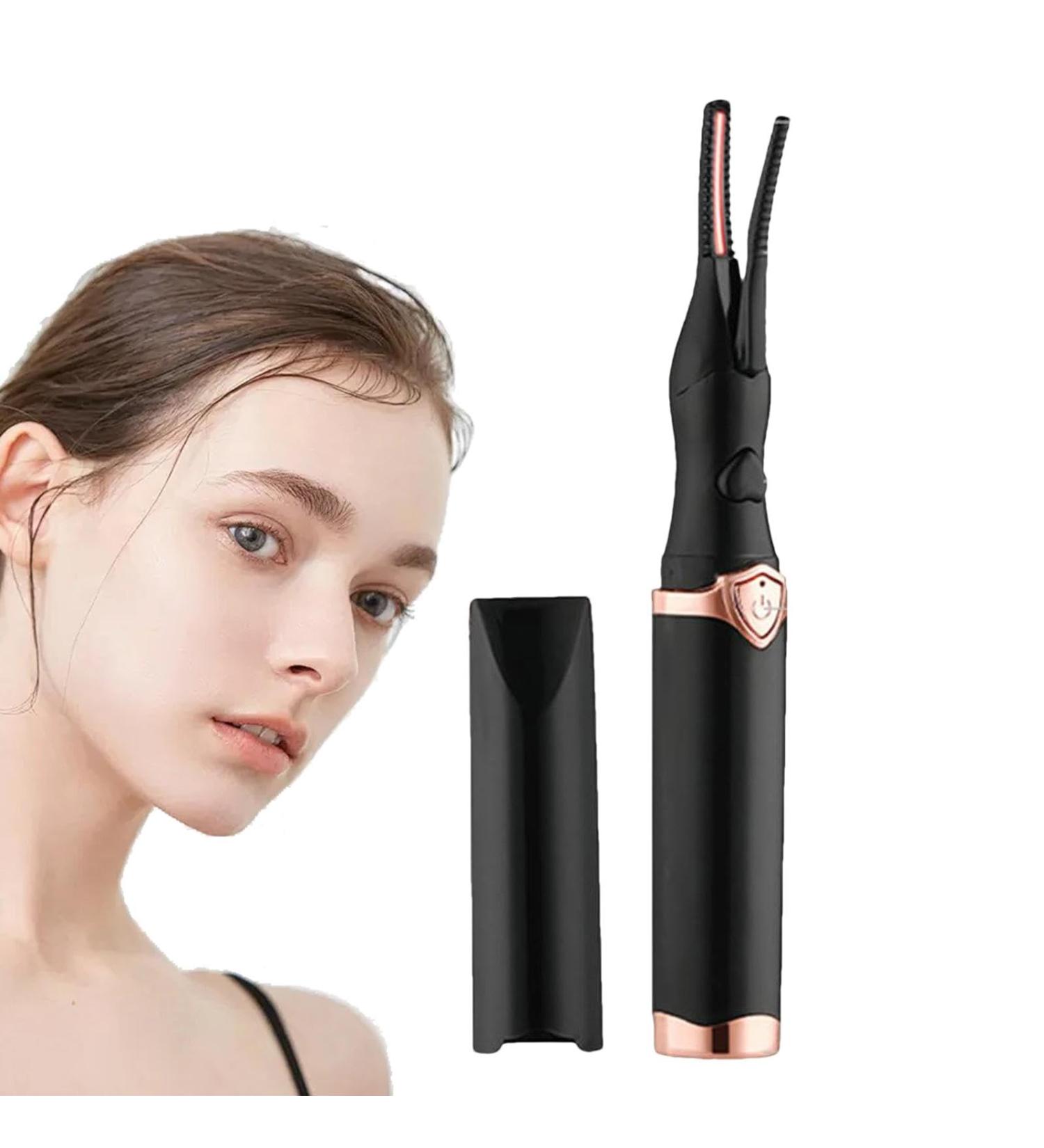 Heated Eyelash Curler Wand | Handheld Eye Lash Curler Heated Eyelash Curler with Intelligent Temperature Control for Both Natural and False Eyelashes Hurtless Natural Curling - Buy Online on GoSupps.com