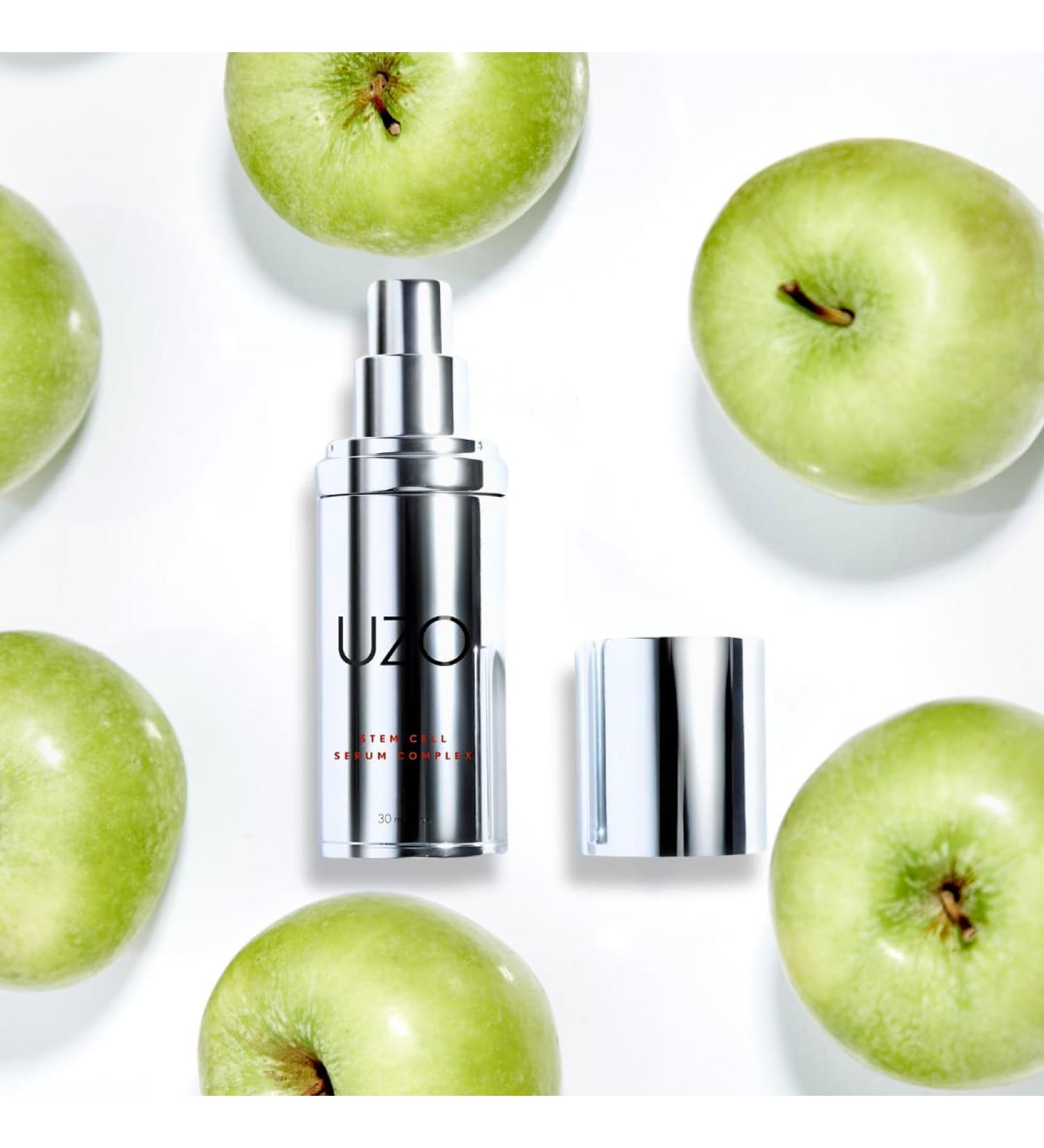 Uzo Stem Cell Serum Complex | Anti-Aging Face Moisturizer with Hyaluronic Acid | Wrinkle & Pore Reduction | Hydrating Aloe Vera Formula | 1 oz - Buy Online on GoSupps.com