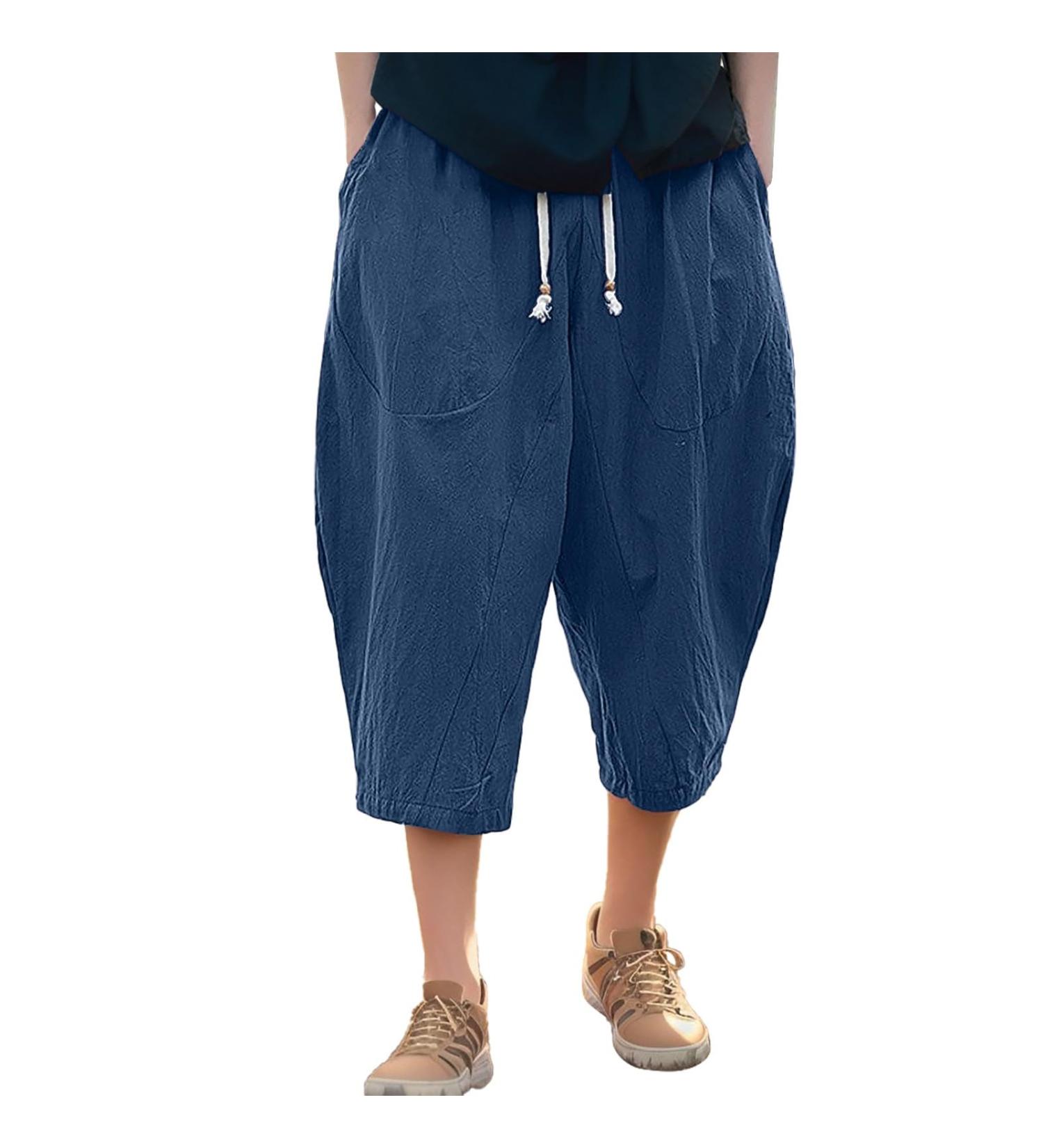 Shop Cewifo Men's Jogging Pants - Slim Fit Harem 4XL Colored Sports & Cotton Cargo Shorts - Buy Online on GoSupps.com