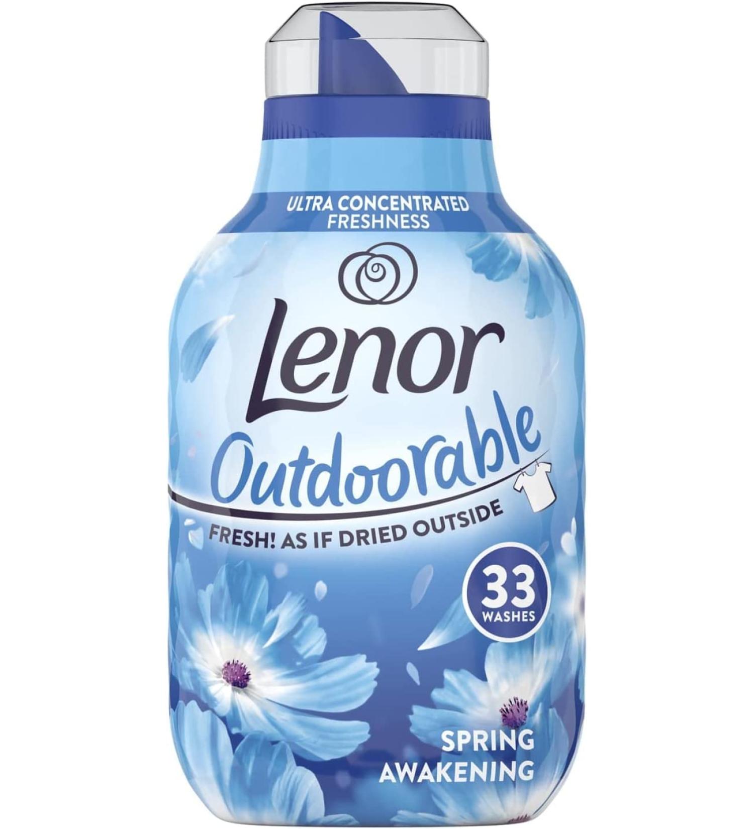 Lenor Outdoorable Fabric Conditioner Ultra Concentrated Freshness 33Washes Spring Awakening Scent 1Pk 462ml - Buy Online on GoSupps.com