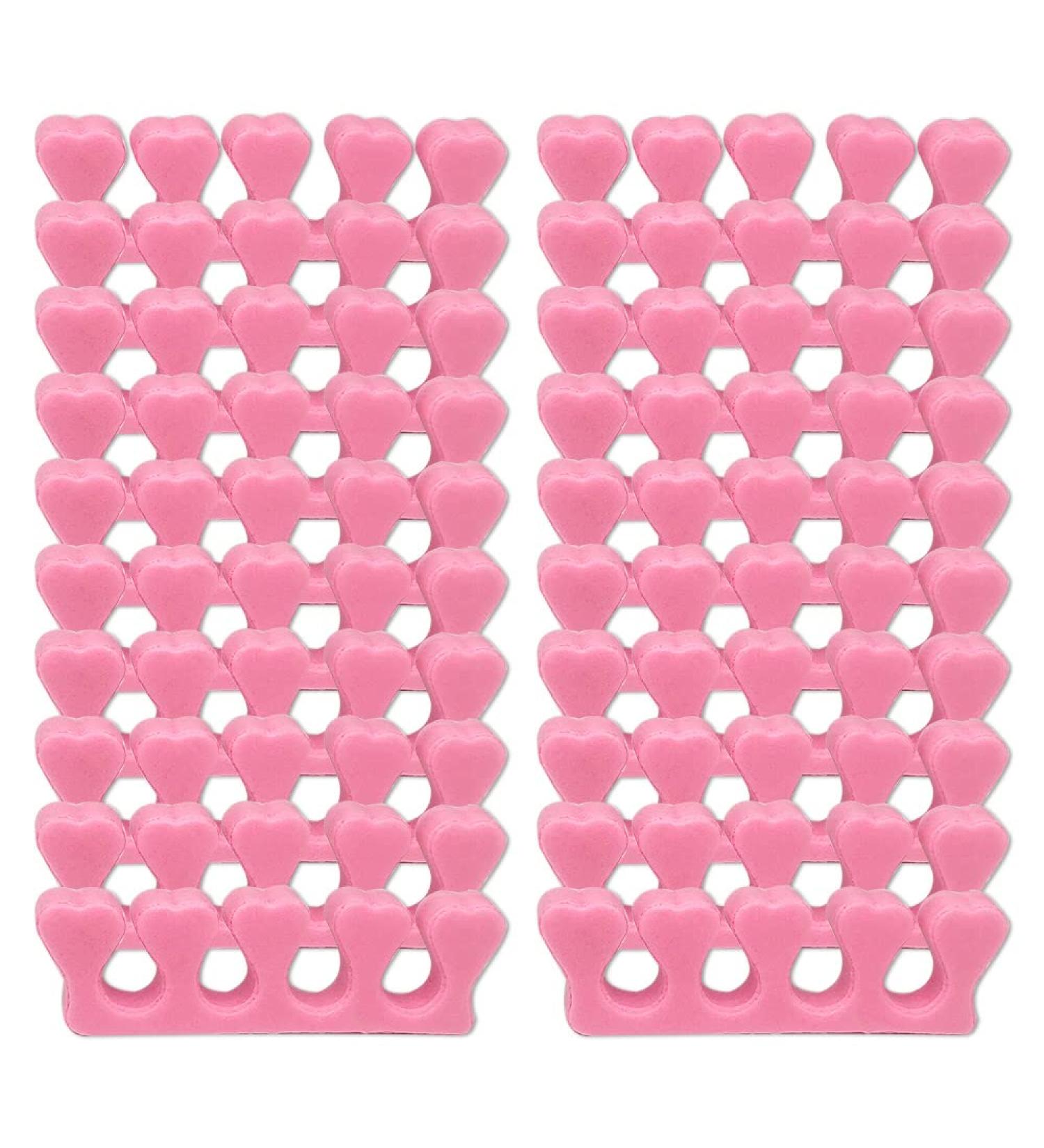 Sponge Toe Finger Separator Set for Pedicure & Manicure - 20 Pcs Disposable Soft Nail Toe Spreaders - Buy Online on GoSupps.com