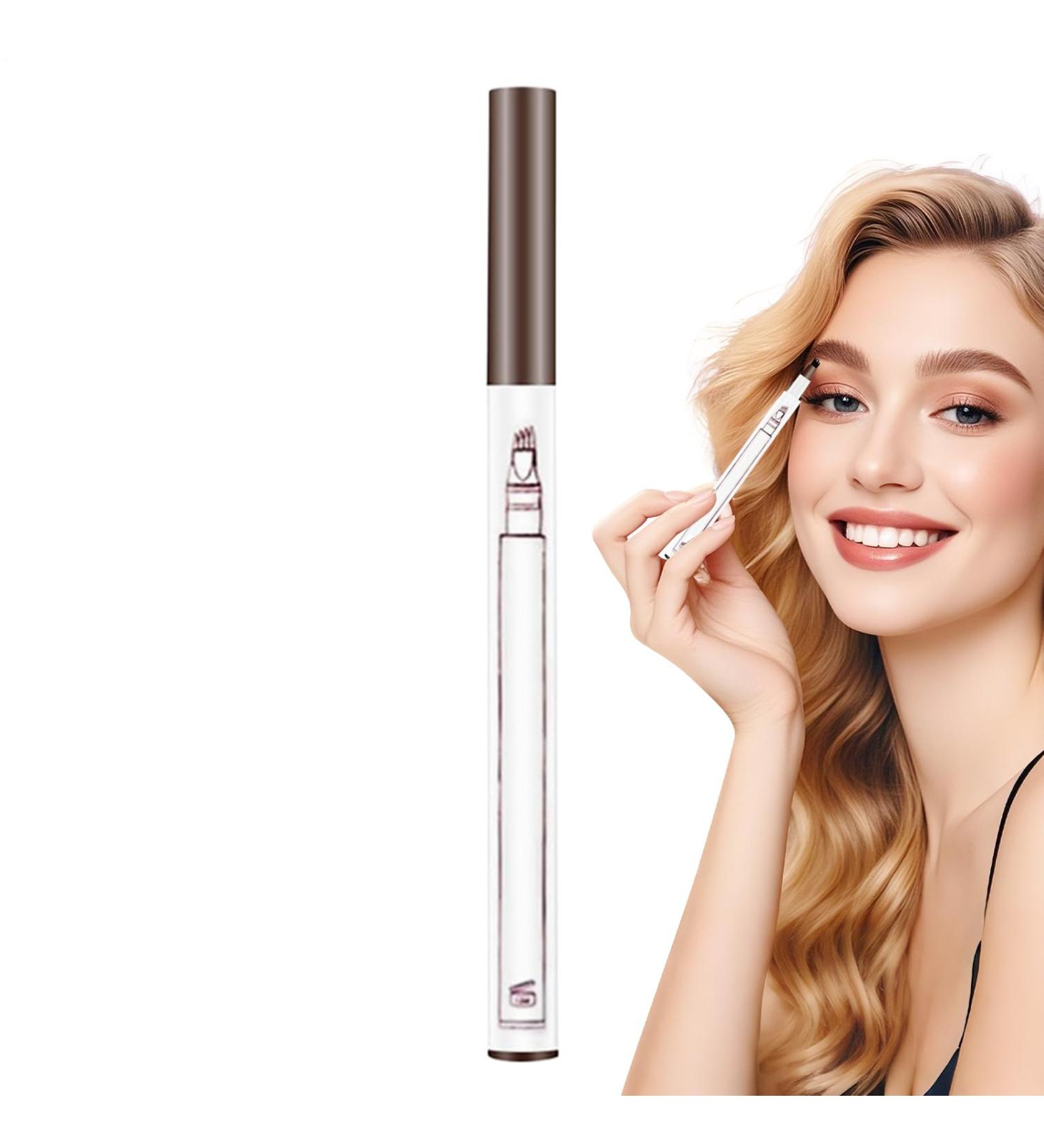 Waterresistant eyebrow pencil microbCharging eyebrow pencil longlasting for care and shaping of the eyebrows longlasting and 4 points - Buy Online on GoSupps.com