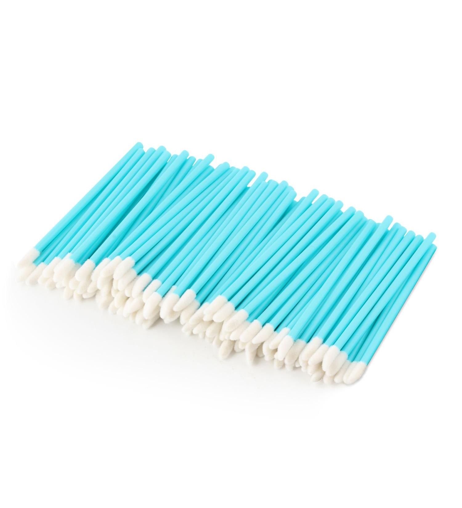 100 Unicorn Lashes | Disposable Cleaning Sticks & Lip Brushes for Eyelash Extensions - Turquoise - Buy Online on GoSupps.com