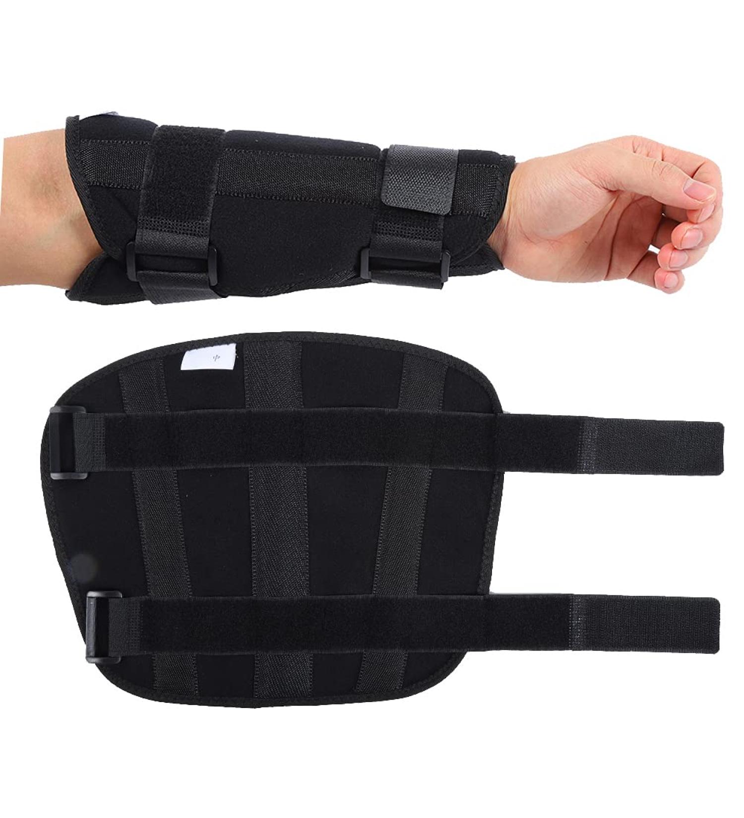 Forearm Brace for Elbow Support | Injury Recovery Immobilizer | Adjustable Fracture & Sprain Fixation Black (M - Buy Online on GoSupps.com