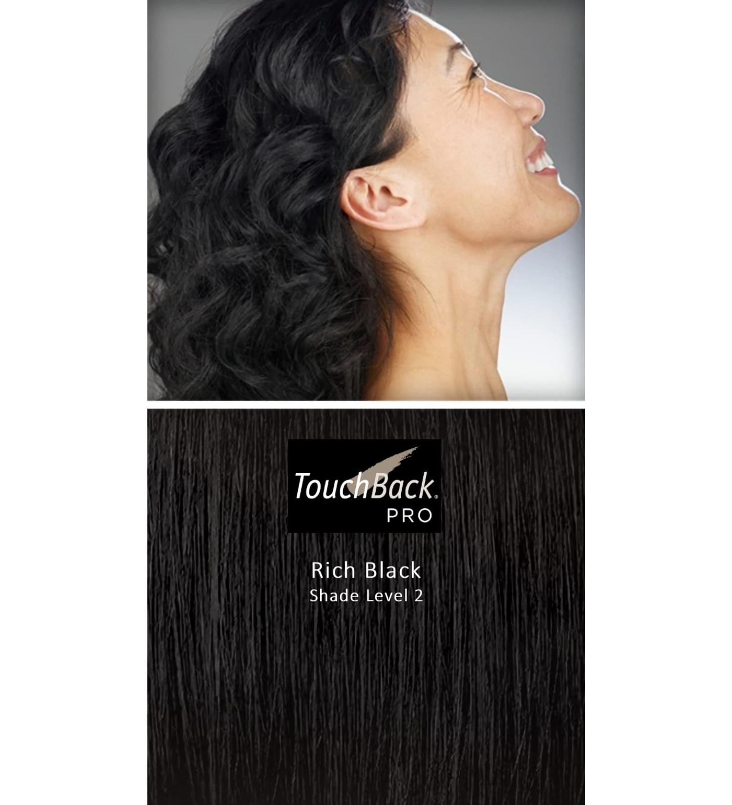 TouchBack PRO Gray Root Touch Up Marker Applicator in Rich Black - Real Hair Color - Buy Online on GoSupps.com