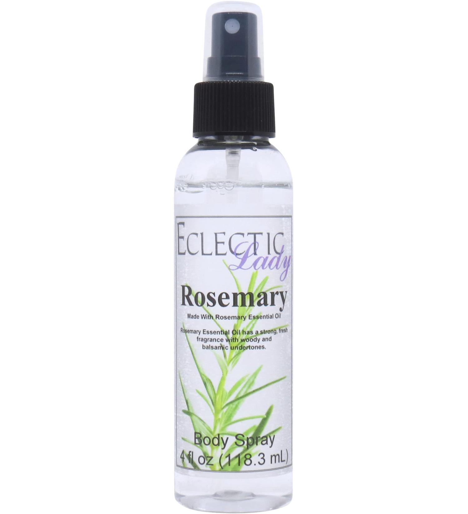 Rosemary Essential Oil Body Spray 4 ounces Body Mist for Women with Clean Light & Gentle Fragrance Long Lasting Perfume with Comforting Scent for Men & Women Cologne with Soft Subtle Aroma For 4 Fl Oz (Pack of 1) - Buy Online on GoSupps.com