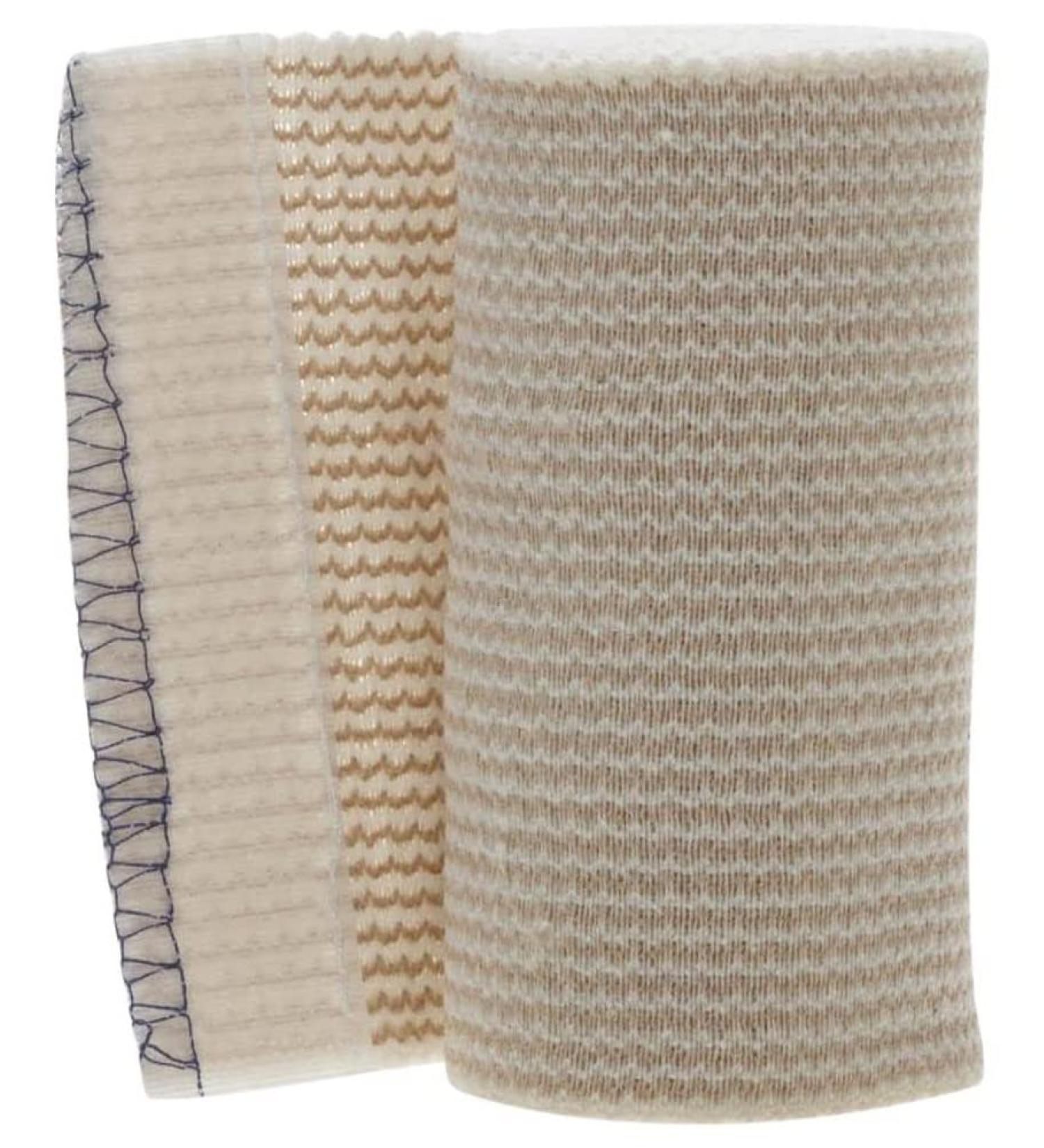 Medline Matrix Wrap Elastic Bandage with Hook and Loop Closure Sterile 4" x 5 yd White/Beige (Pack of 20) 4" x 5 yard