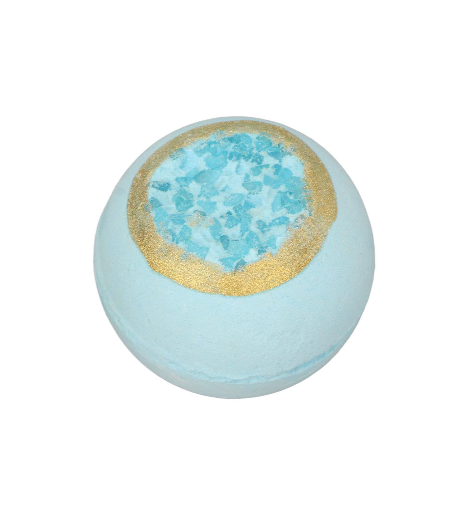 Qukaim Bubble Bath Ball Bubble Bath Ball Aromatherapy Essential Oil Sea Salt Bath Ball Moisturizing Exfoliating Blue Mint Spa Ball - Buy Online on GoSupps.com
