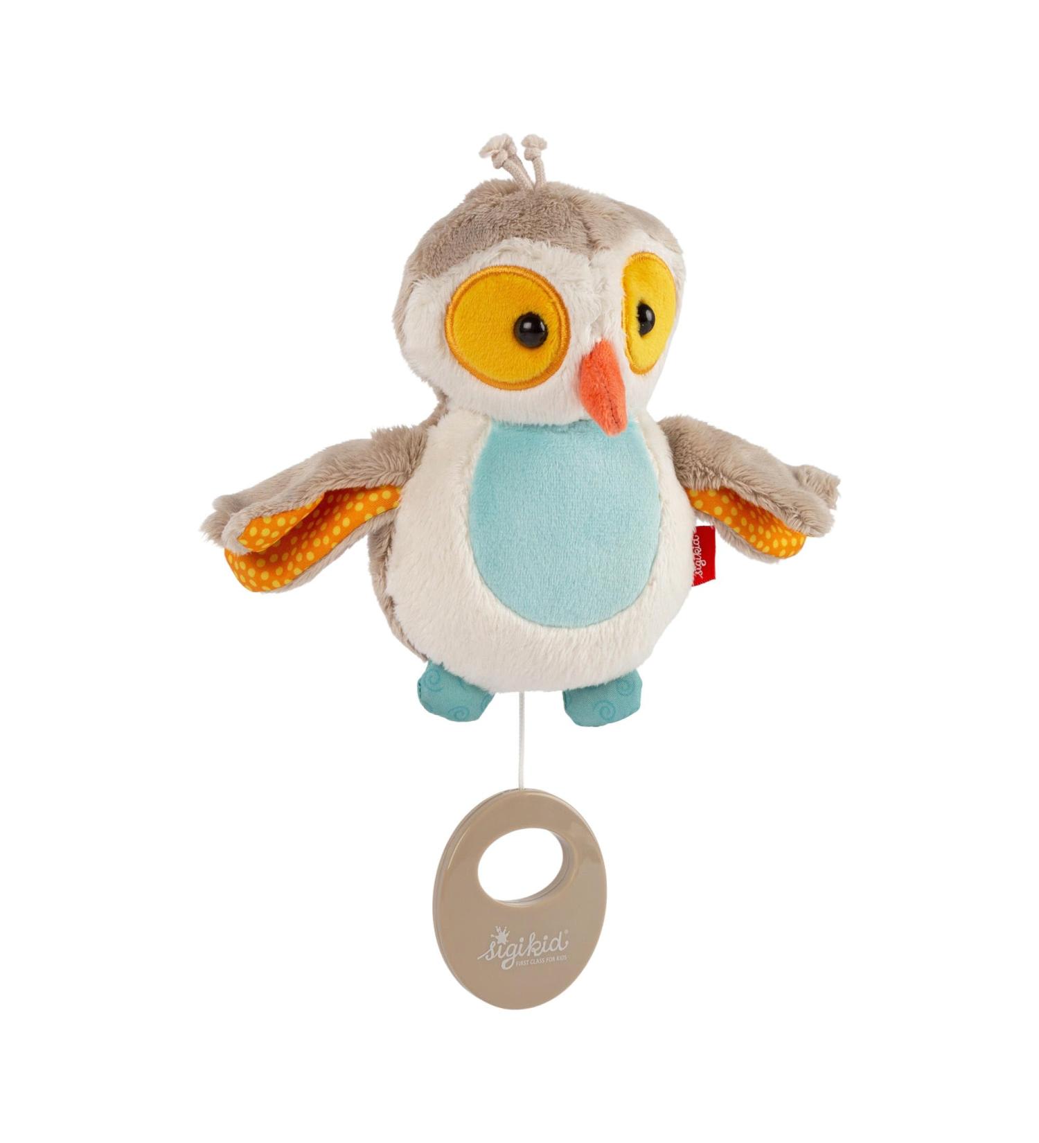 Sigikid 42545 Mini Play Watch Owl - Harry Potter Melody Music Toy for Babies | Beige/Blue | Perfect Gift for Boys & Girls from Birth - Buy Online on GoSupps.com