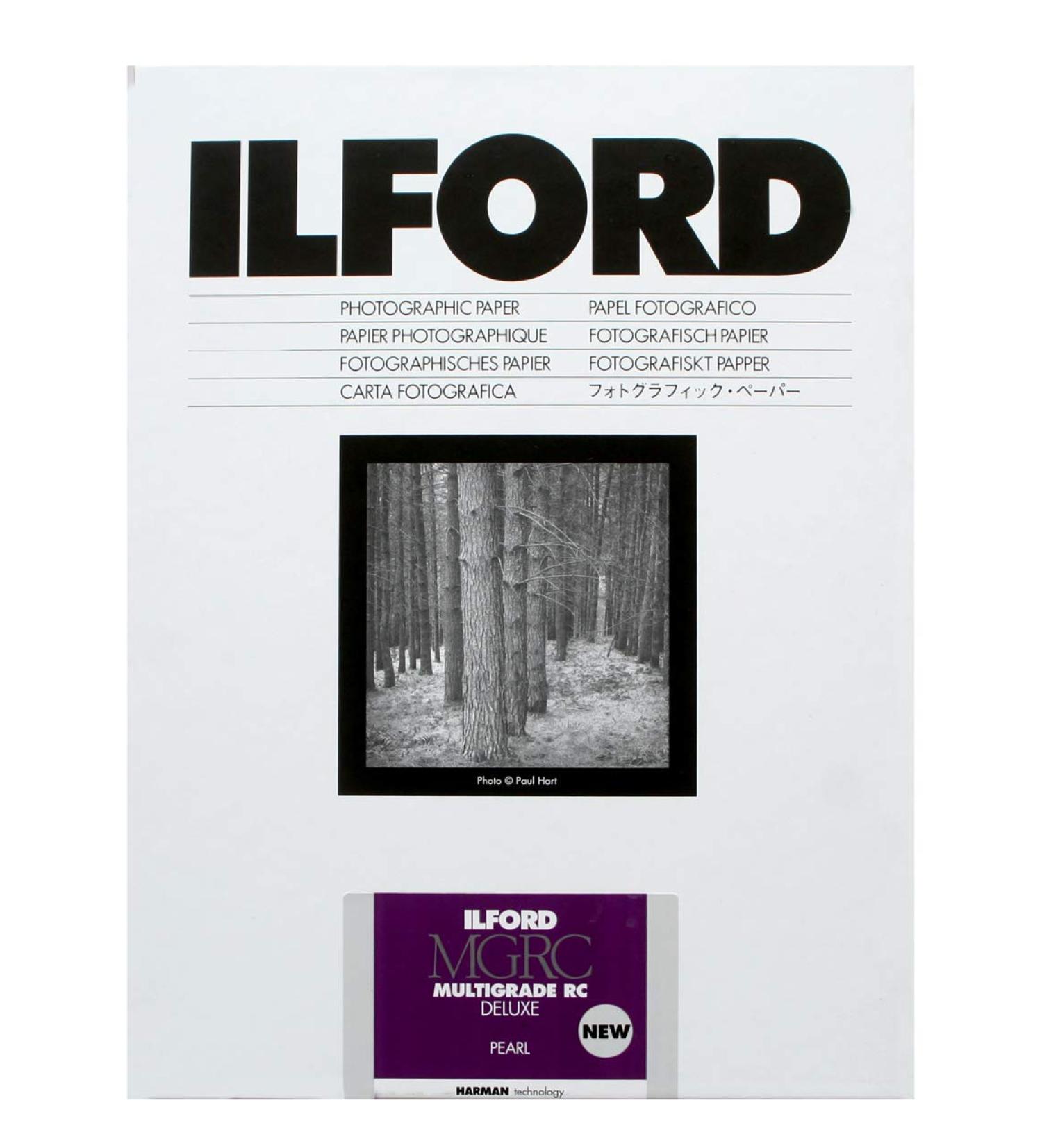 Ilford Multigrade V RC Deluxe Pearl Surface Black & White Photo Paper, 190gsm, 5x7, 100 Sheets