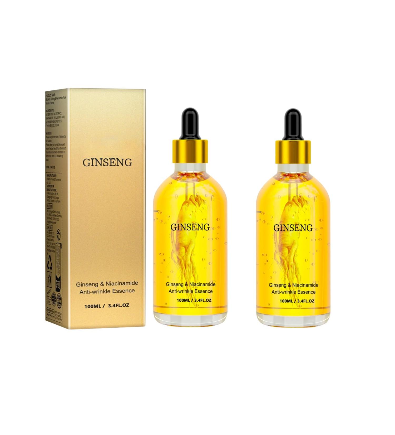 Ginseng & Niacinamide Anti-wrinkle Essence 2 pcs - Buy Online on GoSupps.com