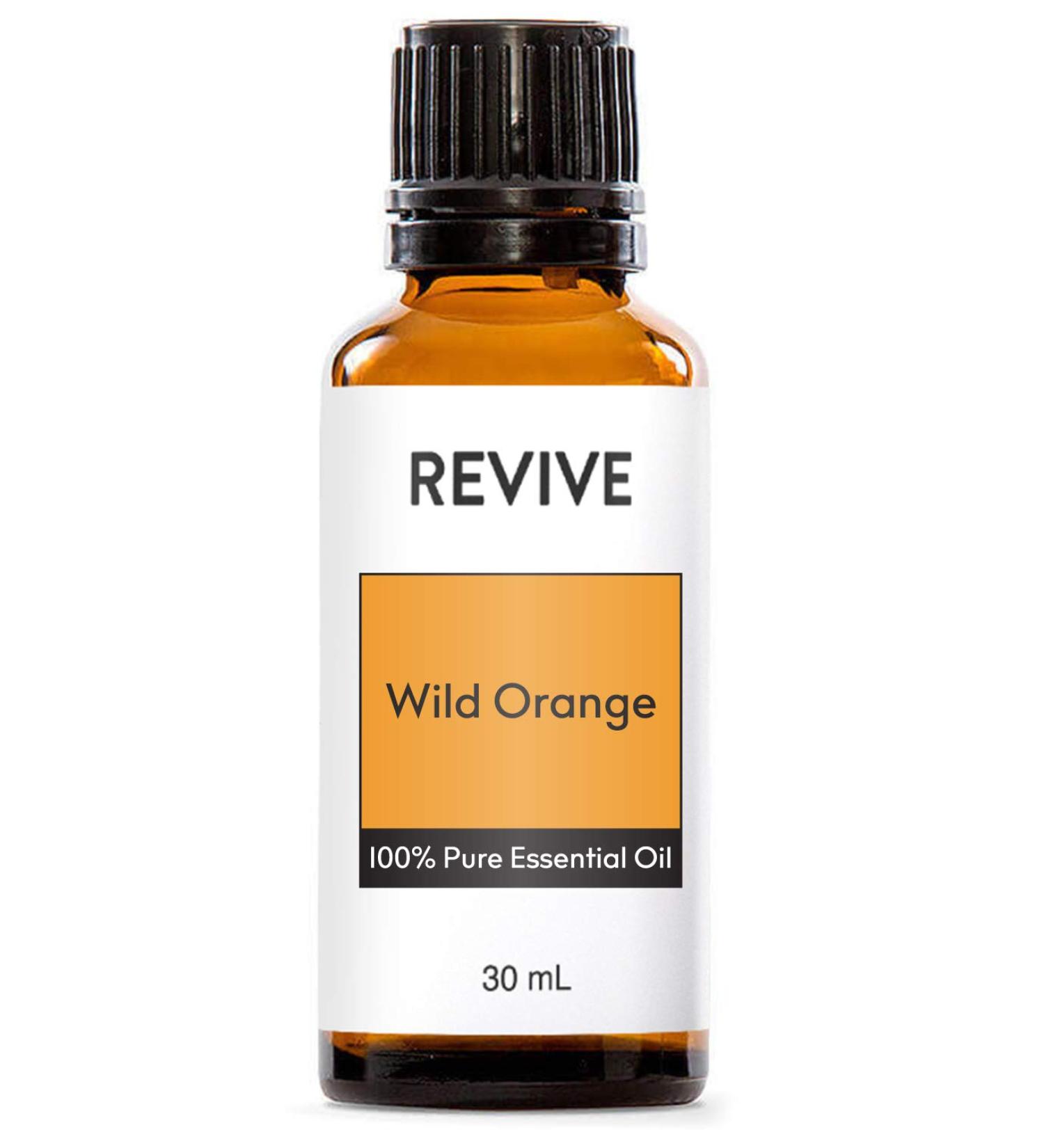Wild Orange Essential Oil 30mL - 100% Pure Therapeutic Grade | Aromatherapy Diffuser Massage & Skin Care | Revive Essential Oils - Buy Online on GoSupps.com