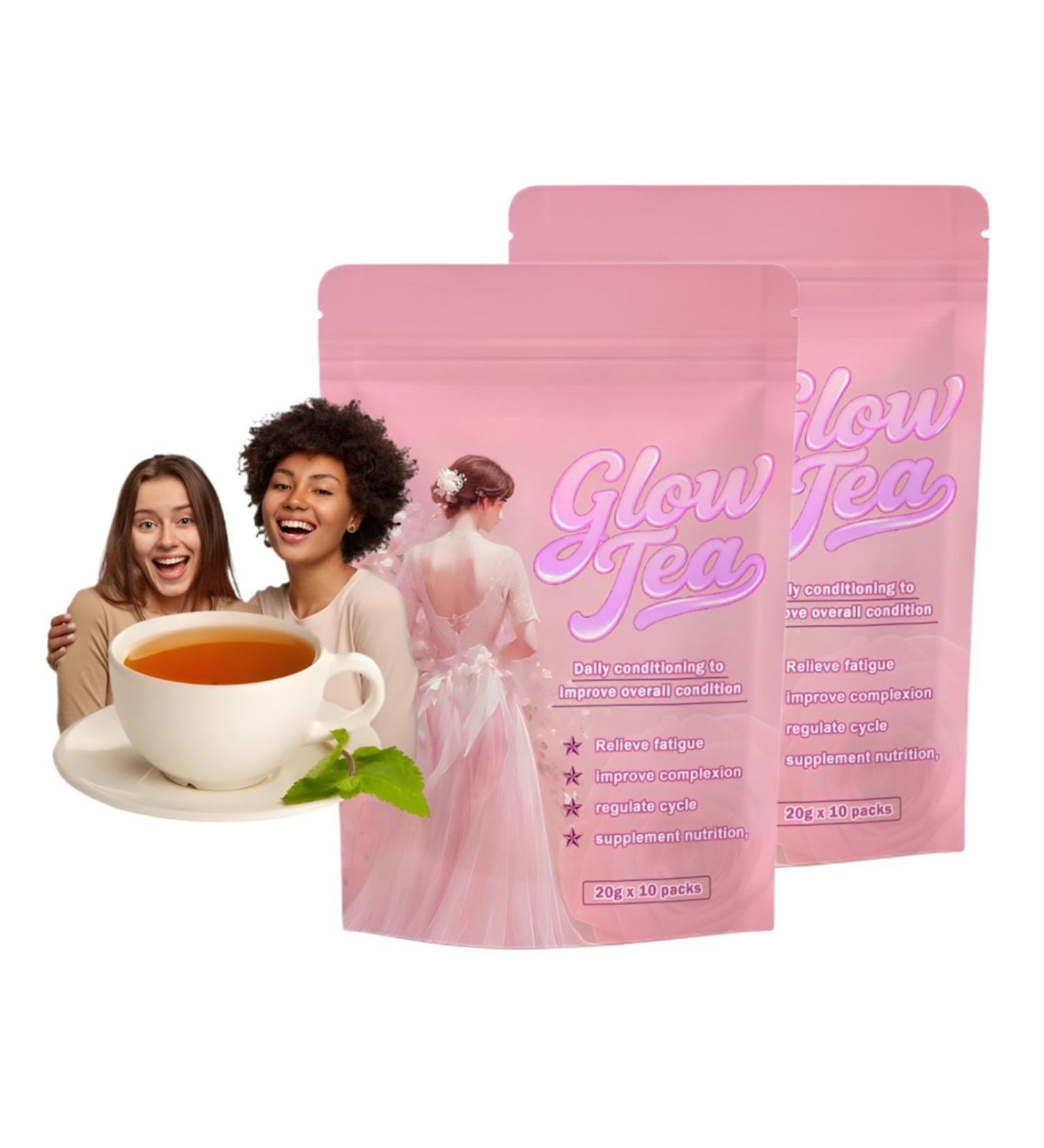 Tisane De Beaut Aux Herbes Sans Caf ine Ni Sucre Sachets De Tisane Naturelle For Les Soins De La Peau Th Frais Et Rafra chissant(2PC) - Buy Online on GoSupps.com