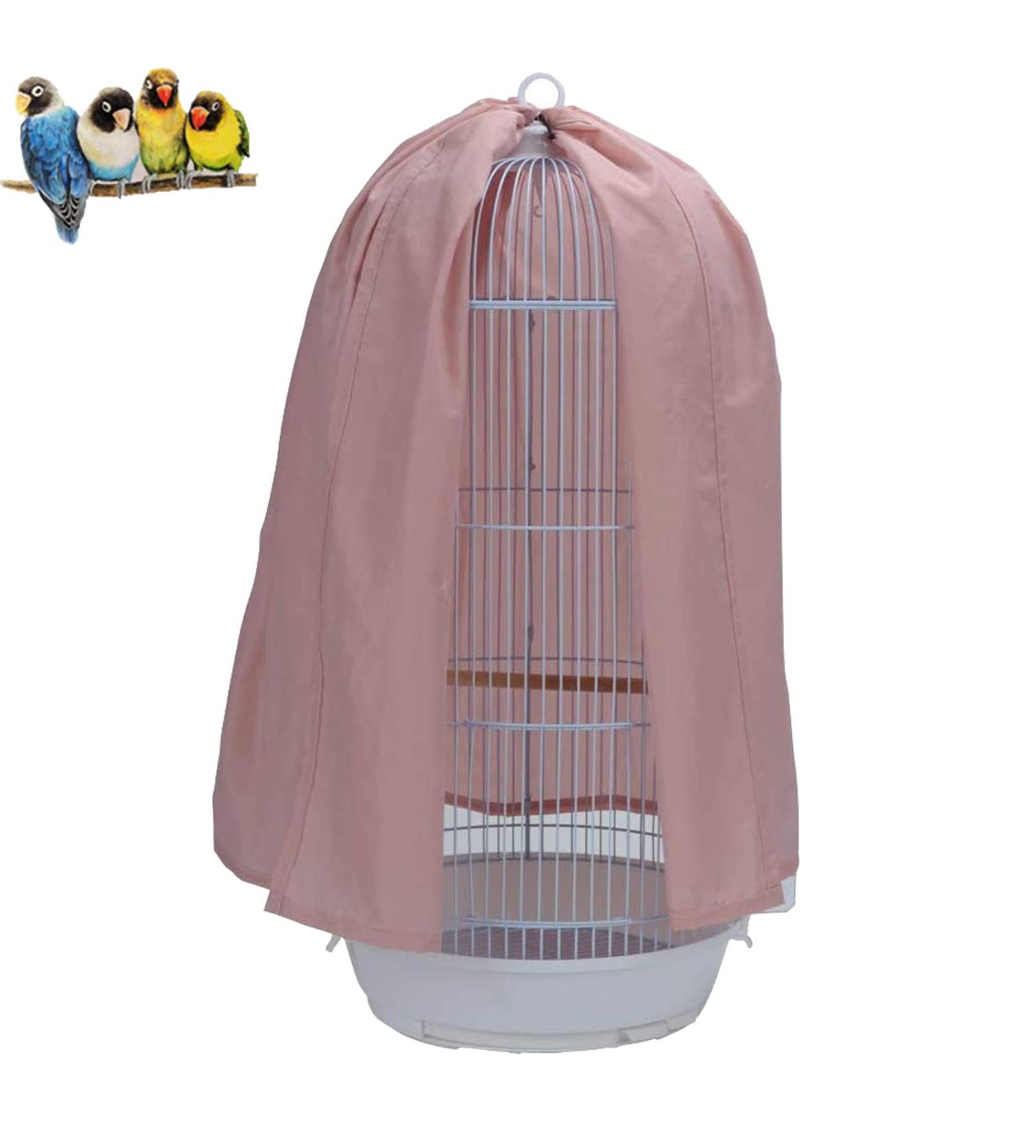 Bonaweite Birdcage Cover - Universal Blackout Parrot Cage Shade for Windproof, Light-Proof Sleep - Pink Night Accessories - Buy Online on GoSupps.com