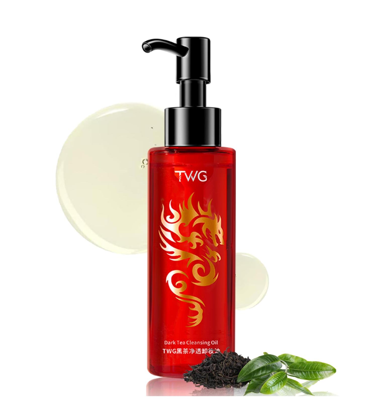 Dark Tea Cleansing Oil For Face Deep Cleansing Oil Oil Cleanser Korean For Daily Makeup Removal Oil Face Cleanser To Shrink Pores Cleansing Waterproof Foundation Mascara & Blush - 120ml - Buy Online on GoSupps.com