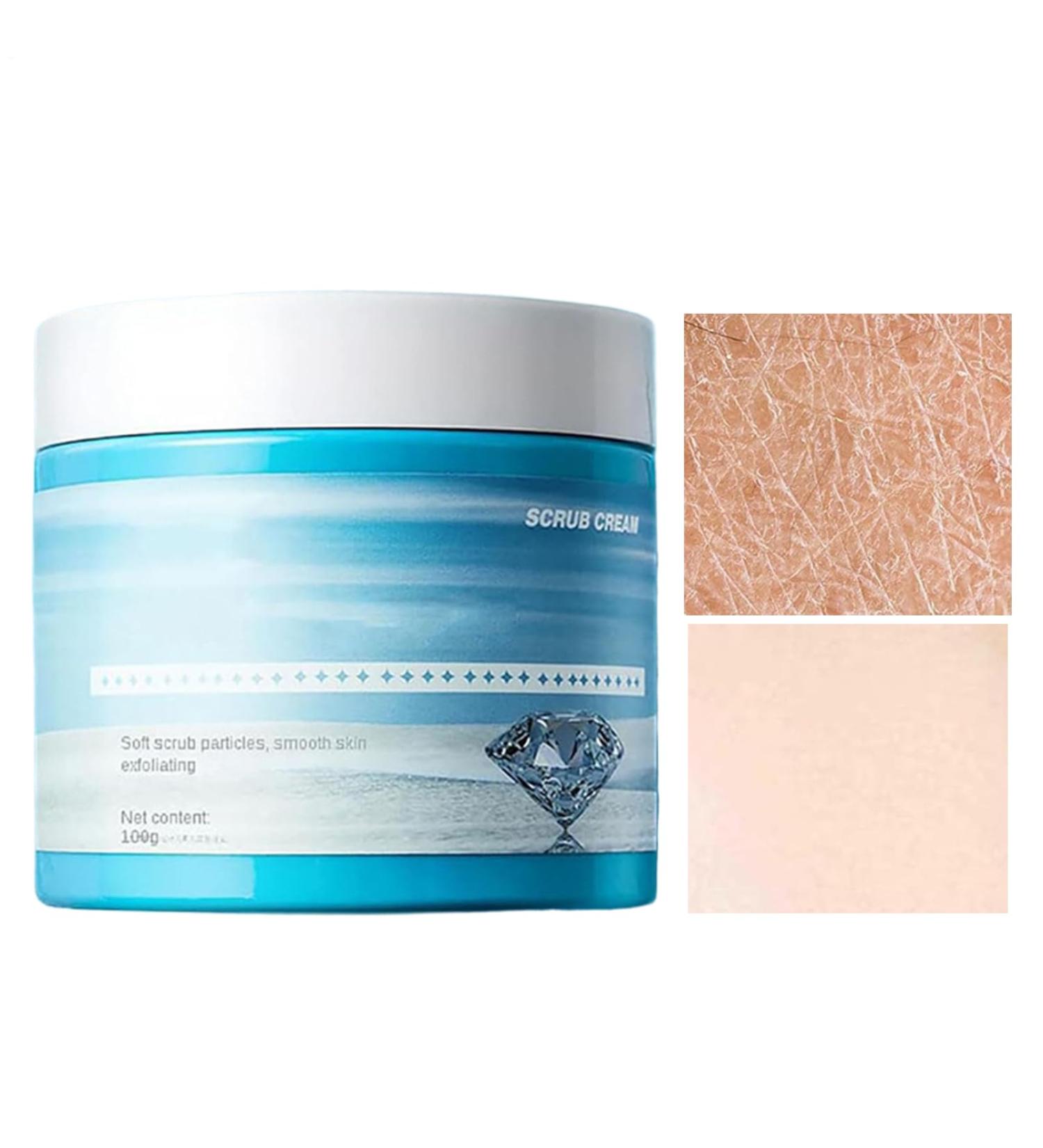  YNPQTDS Salt Body Scrub | Moisturizing Cleanser For Oily Skin | Deep Cleansing Body Cream Ideal For Women Men Family Friends & Partners - Buy Online on GoSupps.com