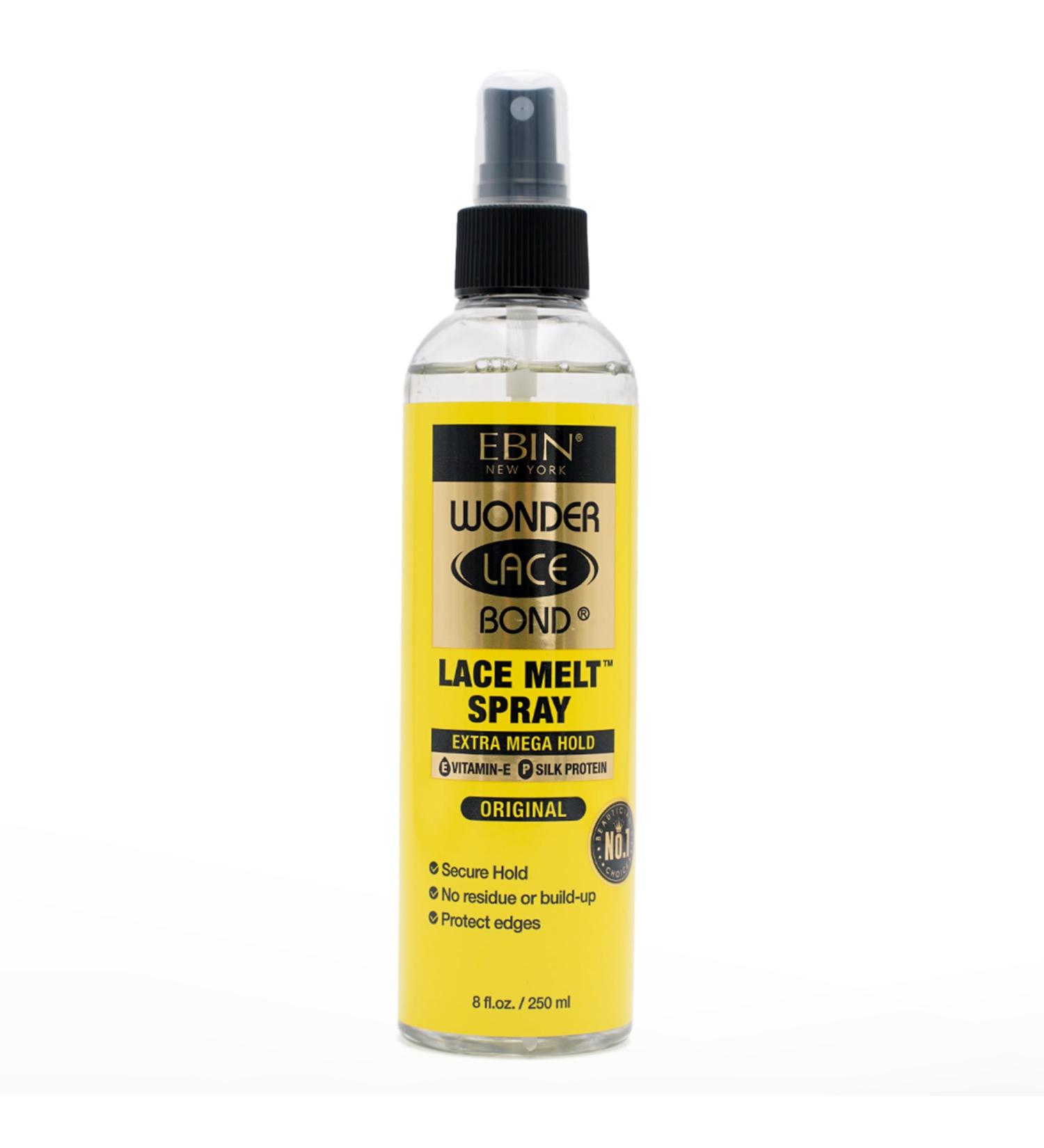 Lace Melt Spray - Original 8 fl.oz./250ml | Flawless Natural and Seamleass Finish No Reside Long Lasting Formula with Protecting Edges Perfect for Wigs 8 fl.oz./250ml Original - Buy Online on GoSupps.com