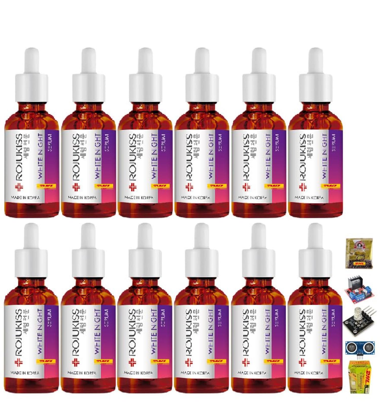 Hyaluron Deeply Nourish Rojukiss W Night Serum 30ml - Korean Moisture Beauty Face Set | Free Beauty Gifts | Beautygoodshop - Buy Online on GoSupps.com