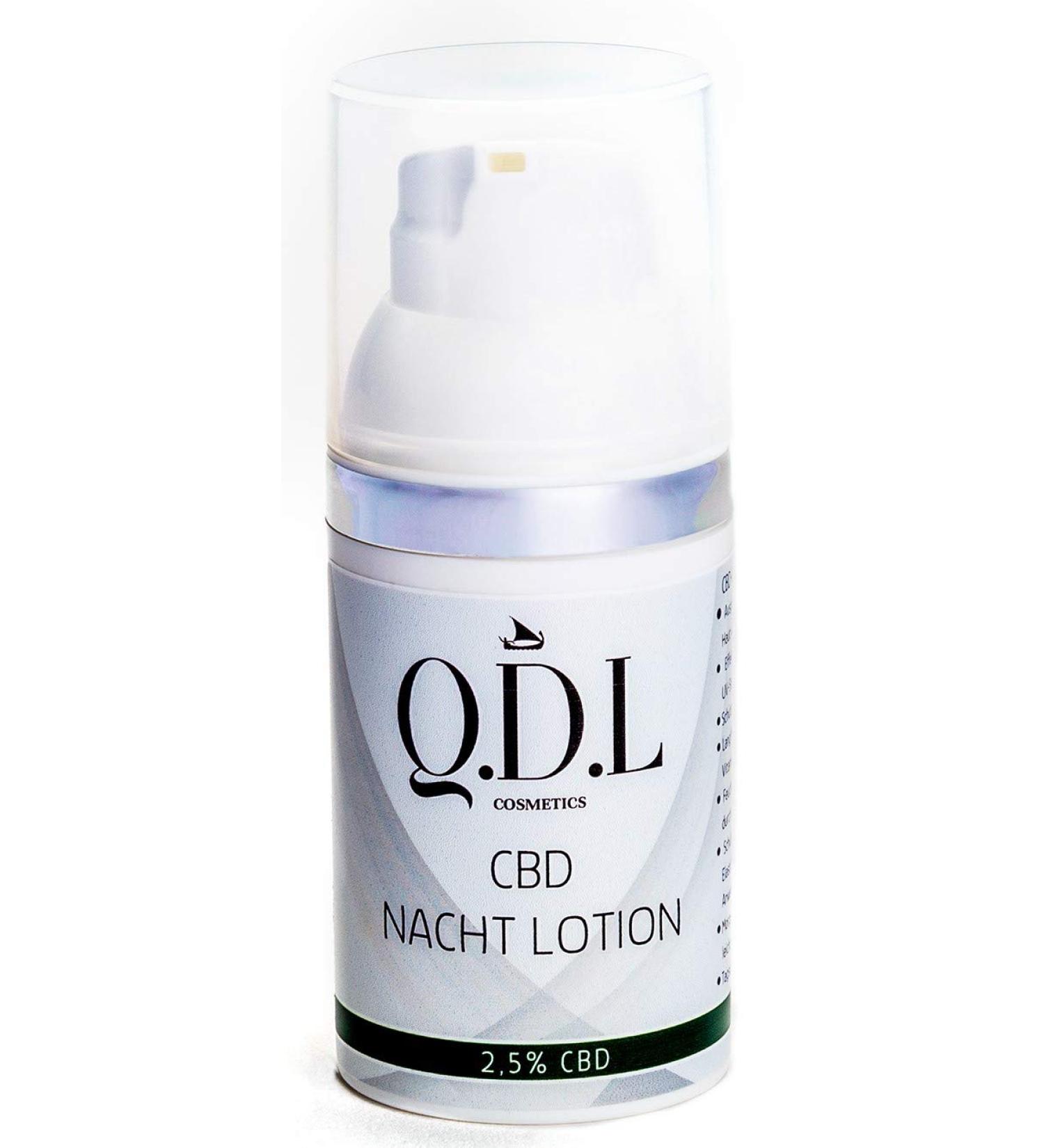 CBD Night Lotion with 5% Real Cannabidiol 30ml - Buy Online on GoSupps.com