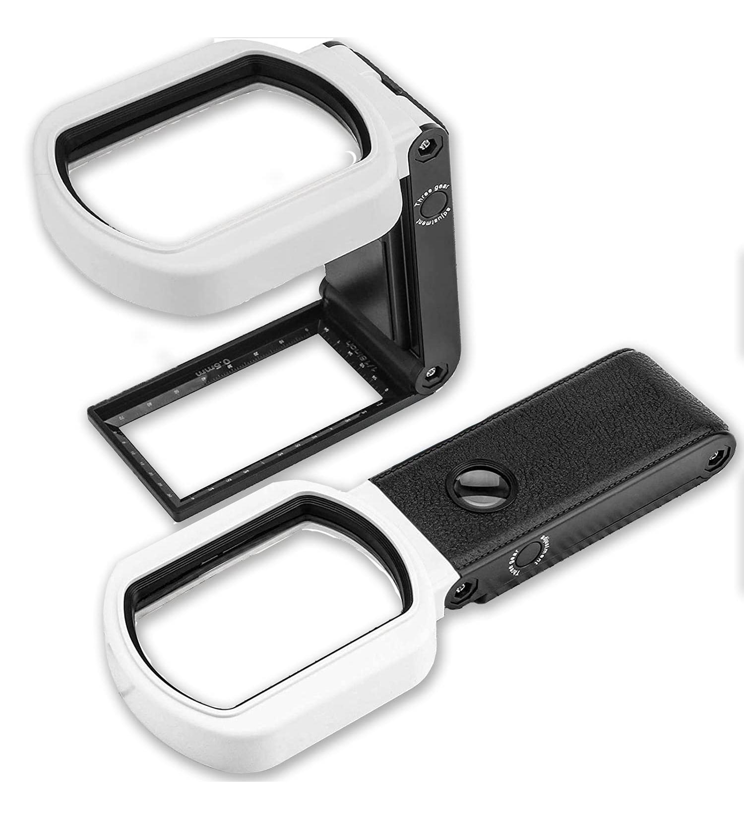 Harrianna Magnifying Glass with Light and Stand 10x 20x High Magnification Handheld and Standing 9 LED Illuminated Magnifier for Seniors Reading Inspection Coins Soldering Exploring Jewelry Hobbies & Crafts - Buy Online on GoSupps.com