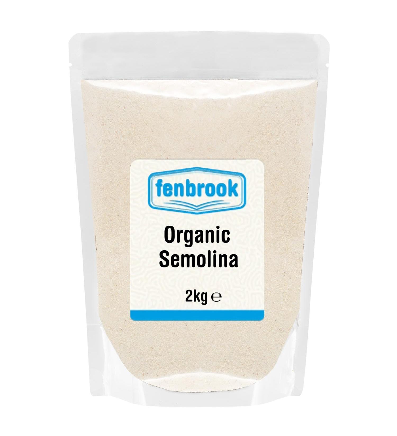 Organic Semolina 2kg | Certified Organic by Fenbrook Organic - Buy Online on GoSupps.com