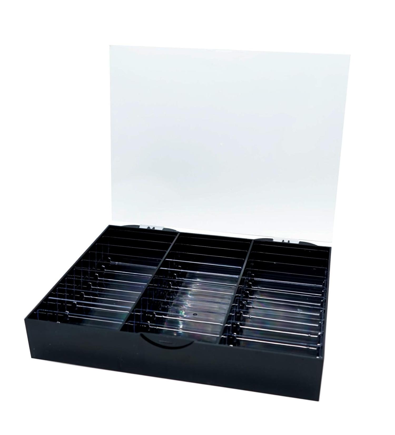 Portable Acrylic Case For Prevent Dust And Dirt Maintain The Cleanliness Suitable For Salons And Personal Use Adjustable Storage Solution Black - Buy Online on GoSupps.com