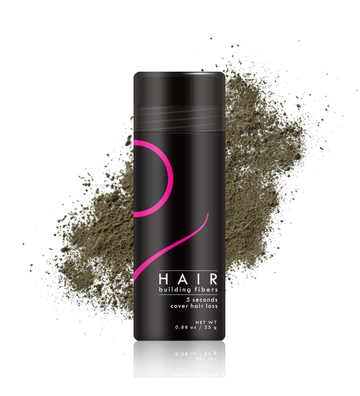 0.88oz Hair Building Fibers for Thinning Hair & Bald Spots - Instantly Thicker Hair Filler for Men & Women - Light Brown - Buy Online on GoSupps.com