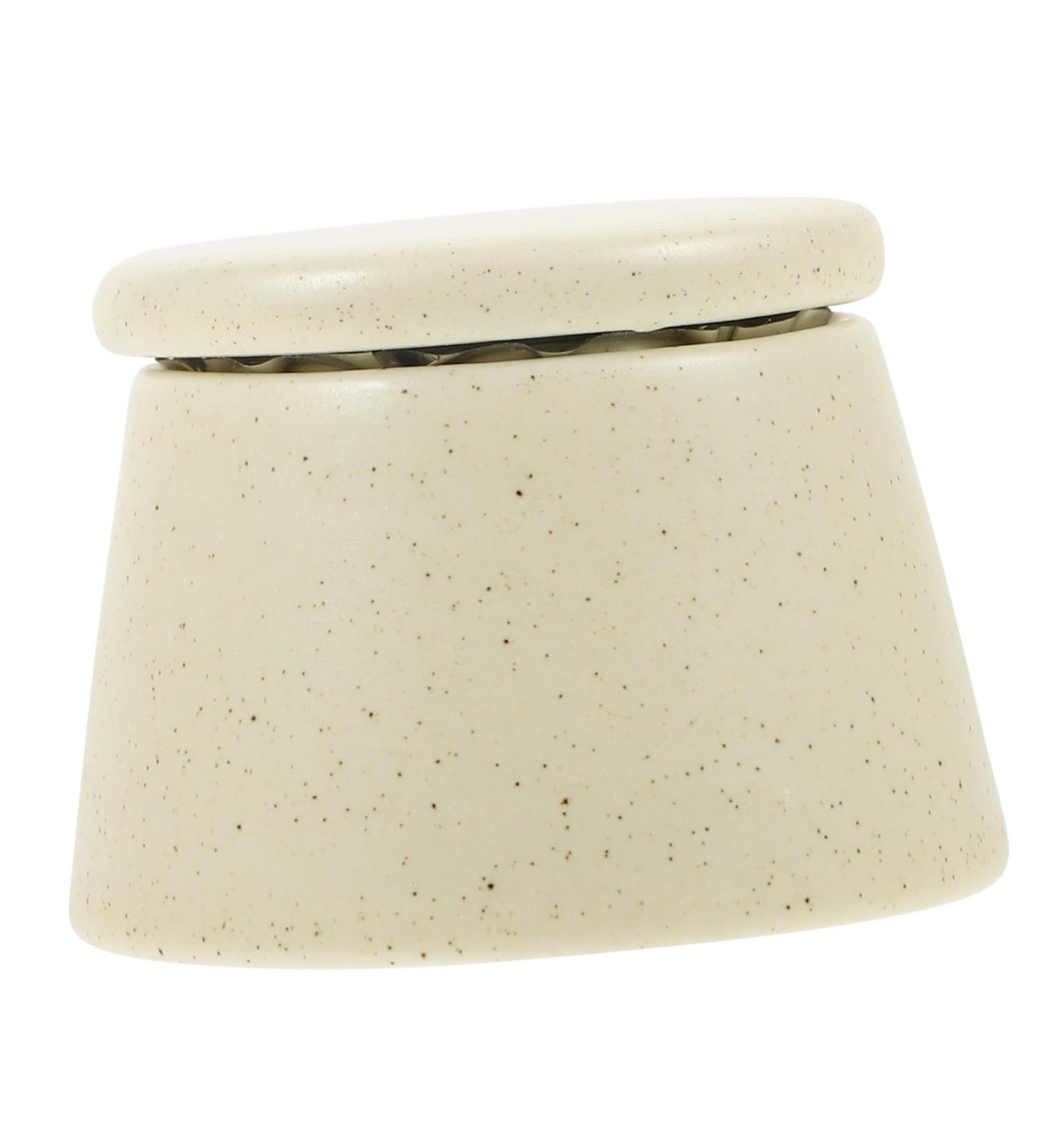 Beavorty Japanese Manicure Brush Cup Ceramic Nail Dish Bowl Nail Dish Cups with Lids Manicure Nail Dish Nail Cups Ceramic Nail Dish Cups Nail Liquid Holder Wash Pen Good Looking Ceramics - Buy Online on GoSupps.com