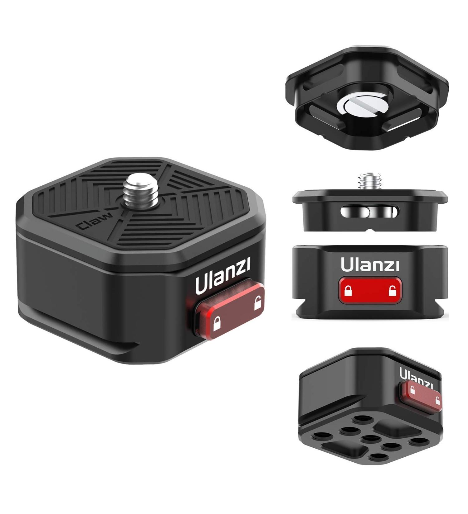 ULANZI Claw Quick Release Plate Kit for DSLR/Mirrorless Cameras & Gimbals - Buy Online on GoSupps.com
