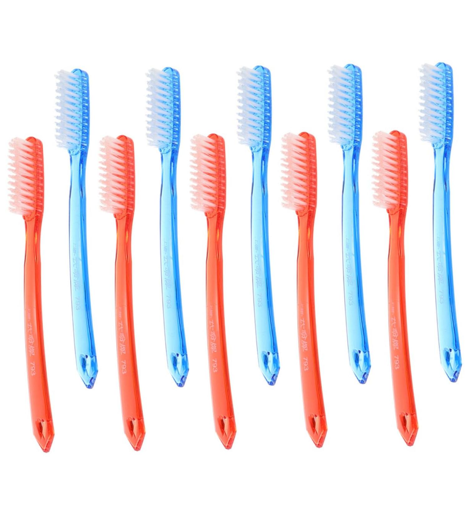 Buy Minkissy 10-Pack Travel Toothbrush Set - Lightweight Durable Manual Toothbrushes for Adults & Kids - Perfect for Camping & Travel - International Shipping Available - Buy Online on GoSupps.com