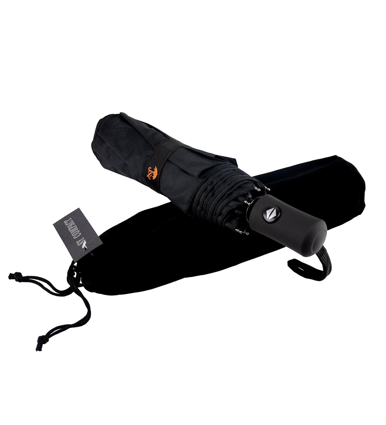 SY COMPACT Travel Umbrella - Windproof & Automatic - Factory Outlet - Black - Buy Online on GoSupps.com
