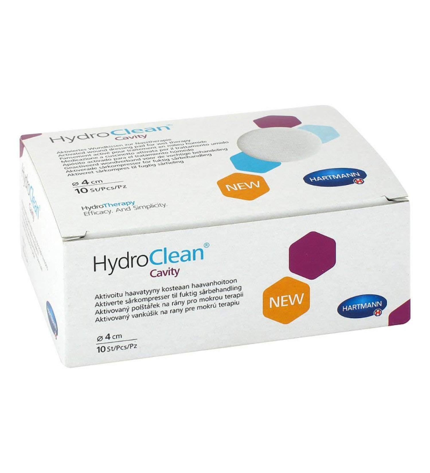 HYDROCLEAN cavity compresses 4 cm round sterile 10 pcs compresses