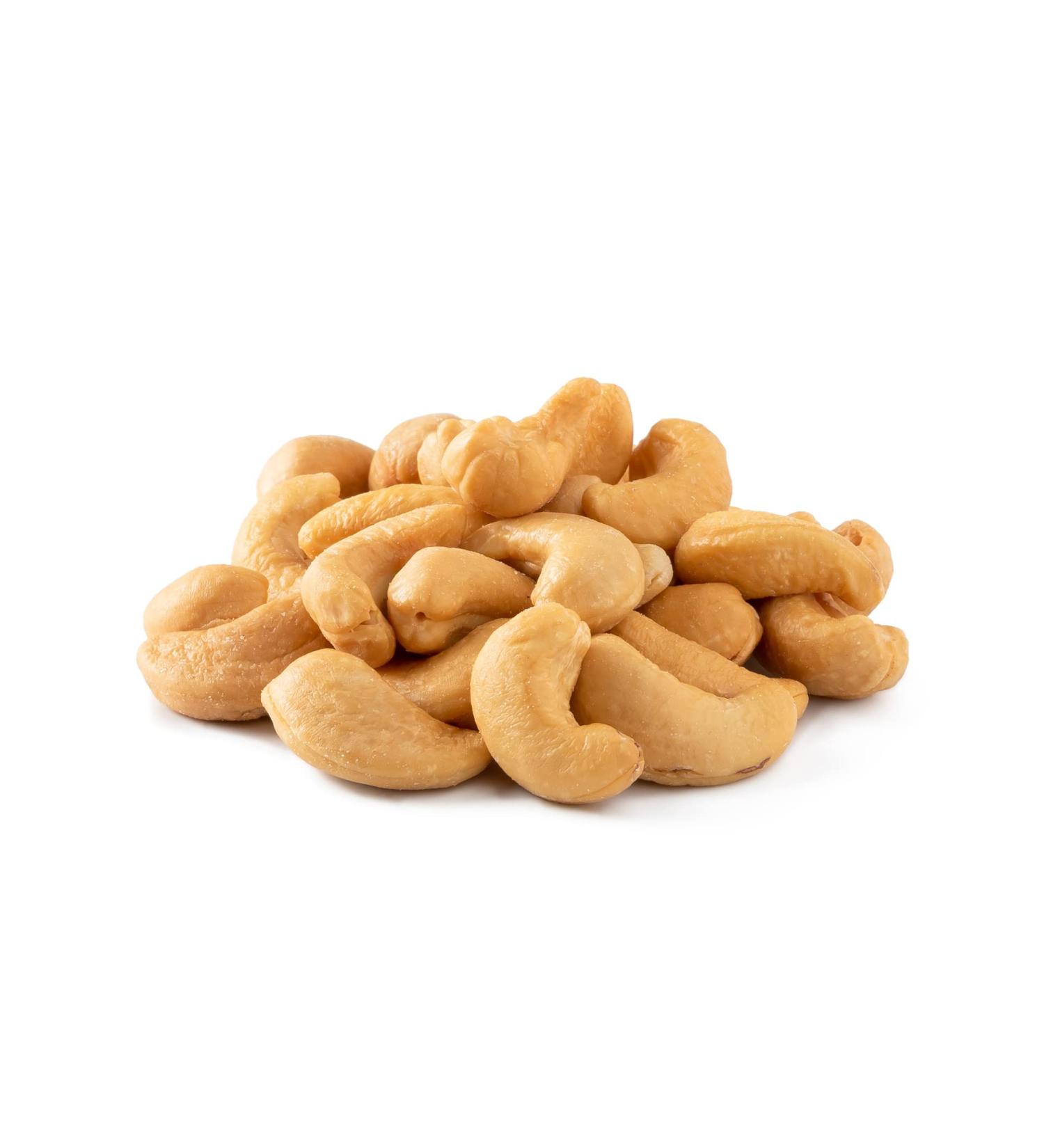 Premium Roasted Unsalted Cashews - Whole Kernels, Pieces | 1 lb Pack | Just Right Crispy & Delicious | Natural Cashews - Buy Online on GoSupps.com