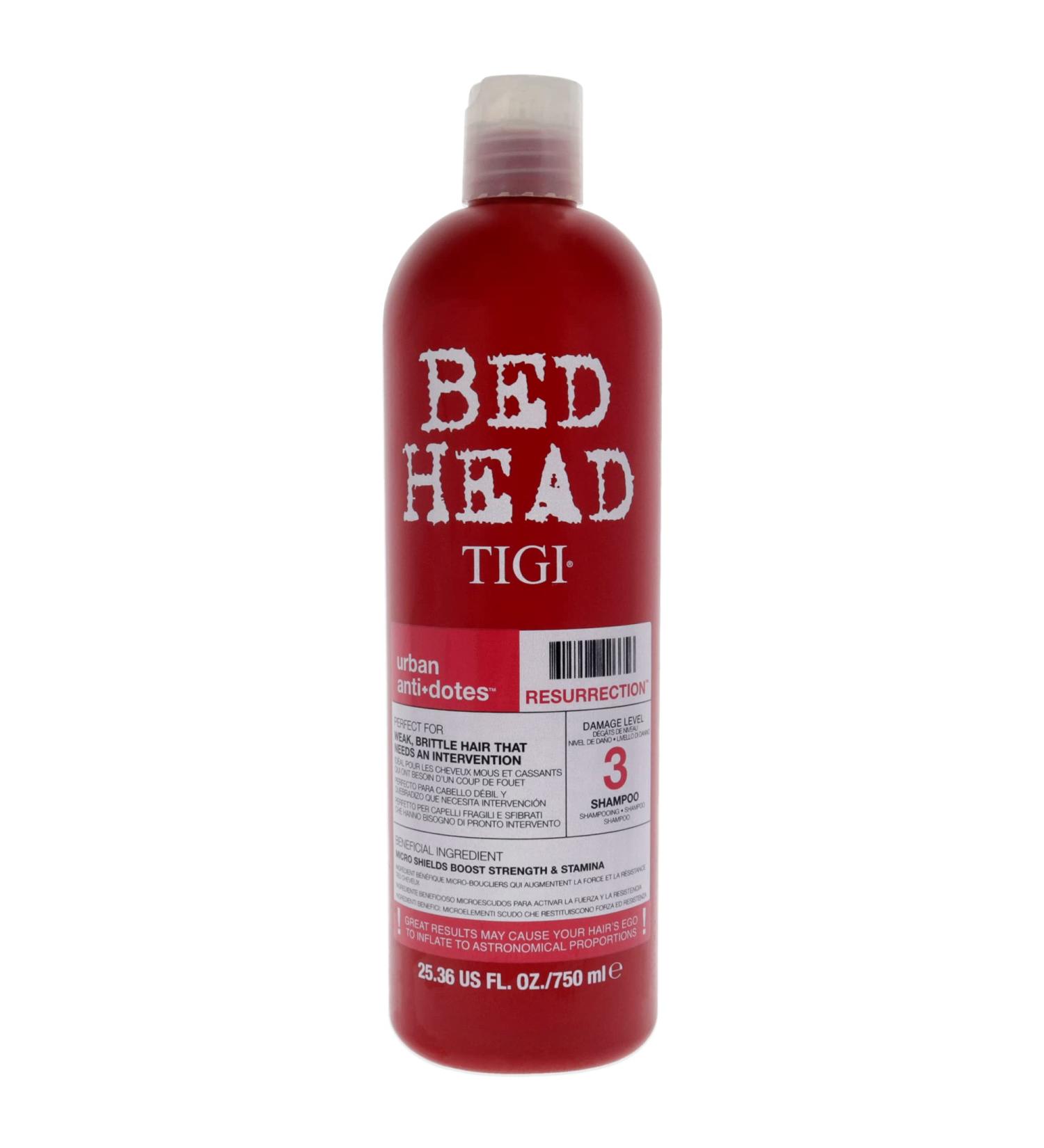 Tigi Bed Head Urban Anti+dotes Resurrection Shampoo - Damage Level 3 - 25.36 Fl Oz - Buy Online on GoSupps.com
