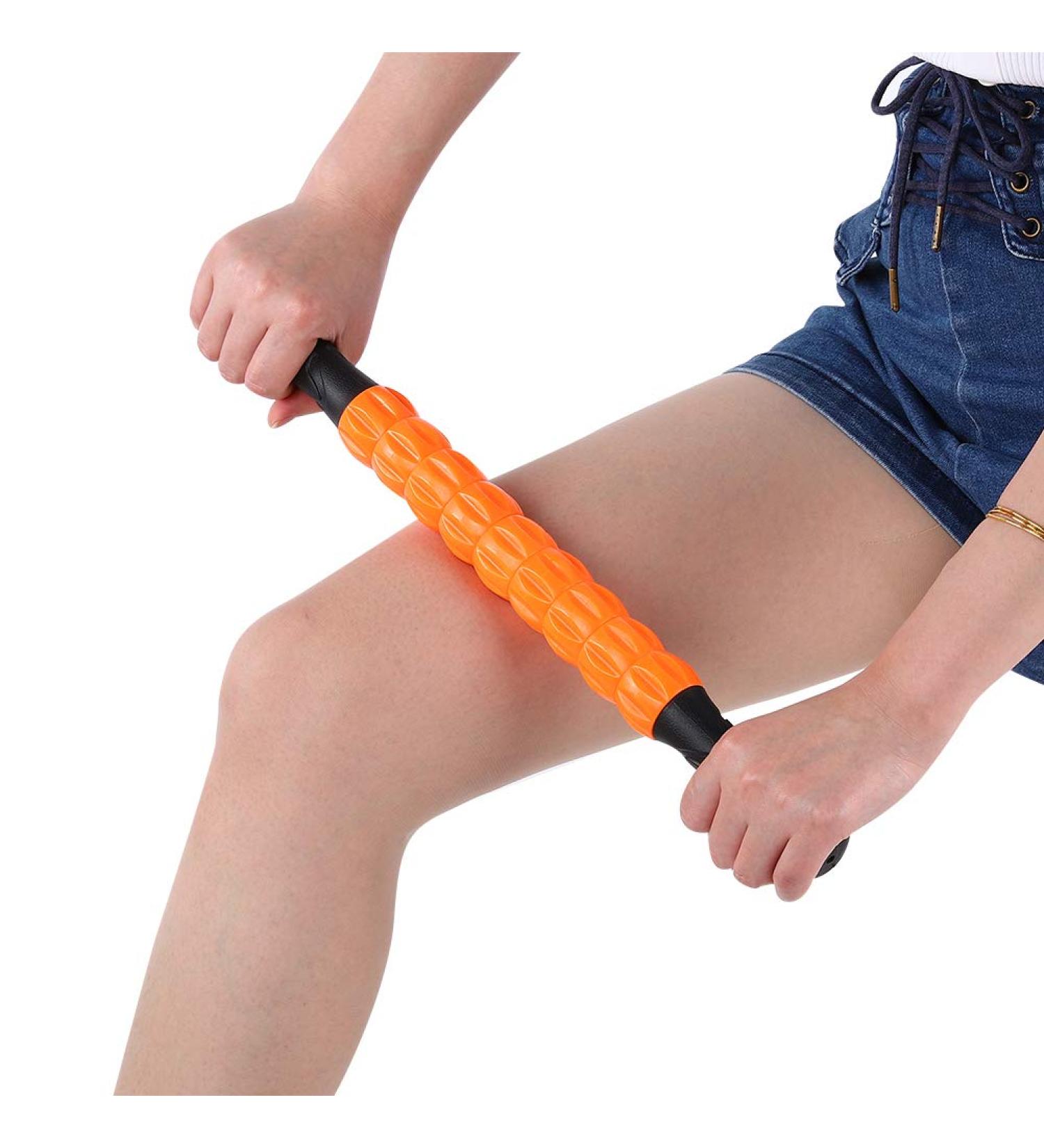 Amonida Massagesticks - Non-Slip Fascia Poles for Athletes | Relieve Back Pain in the Gym | Orange - Buy Online on GoSupps.com