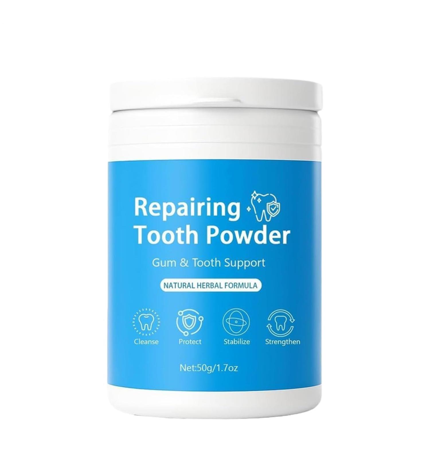 BommFu Toothpaste for intensive cleaning of tooth powder instant 50 g tooth powder cleaning daily hygiene bathroom routine travel morning at home - Buy Online on GoSupps.com