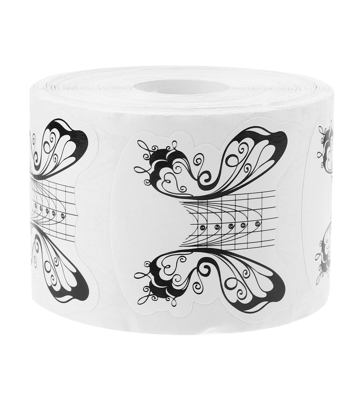 Lurrose 1Roll Nail Paper Holder Manicure Guide Sticker Nail Stickers for Acrylic Nails Nail Tips Guide Stickers for Nails Manicure Tool Rectangle The Flowers White Hardened self-Adhesive - Buy Online on GoSupps.com