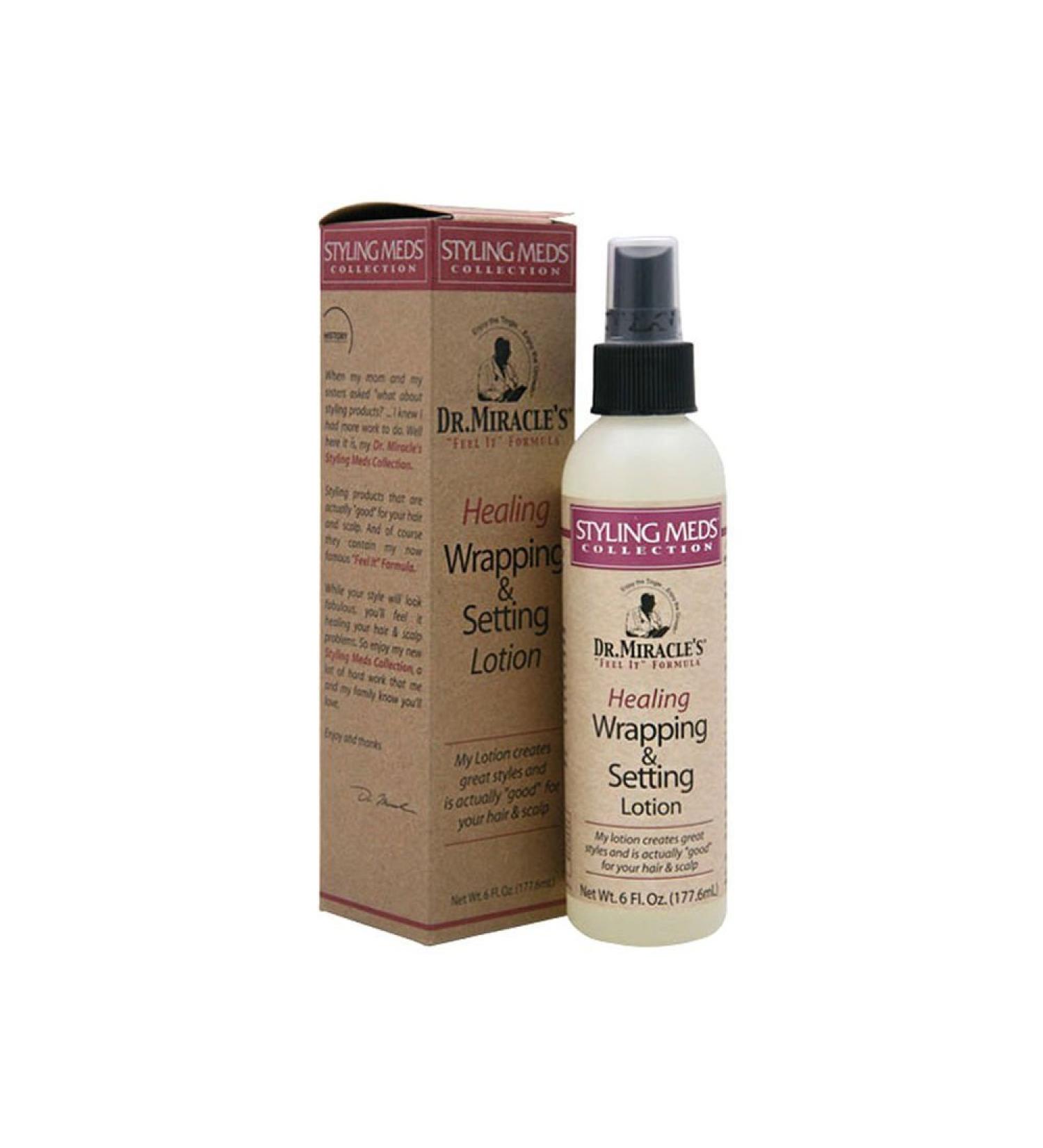 Dr. Miracles Healing Wrapping & Setting Lotion - Net Wt. 6 Fl. Oz