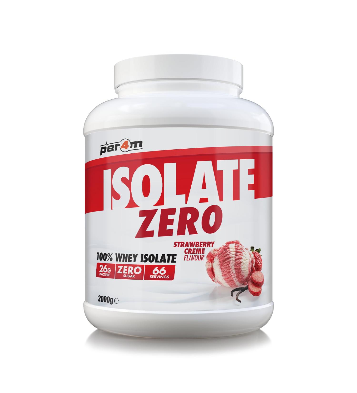  per4m Per4m Isolate Zero Strawberry Cream 2kg - Buy Online on GoSupps.com