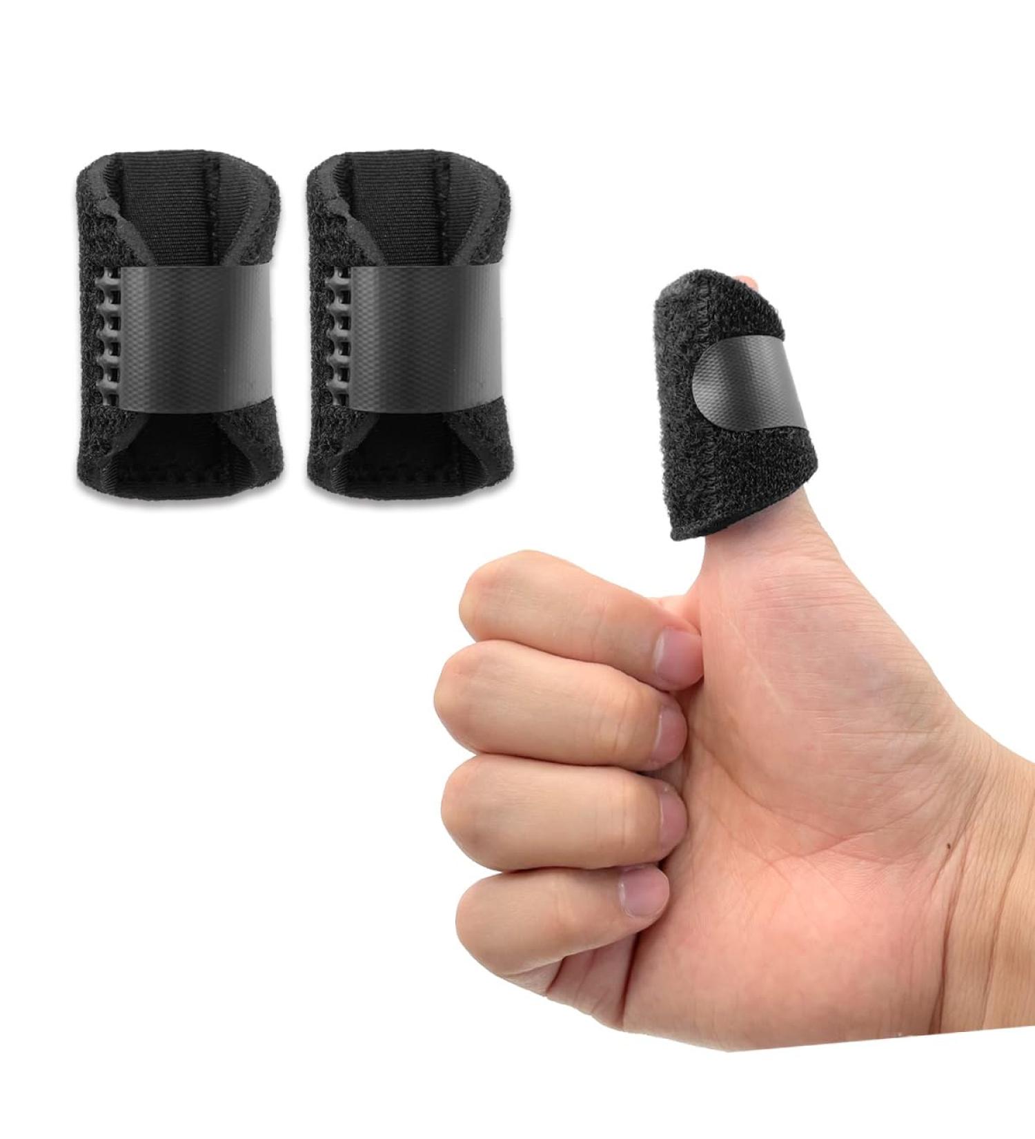 LICQIC Finger Splint Support for Broken or Bent Fingers - Arthritis Pain Relief - 4 Pcs Set - Buy Online on GoSupps.com