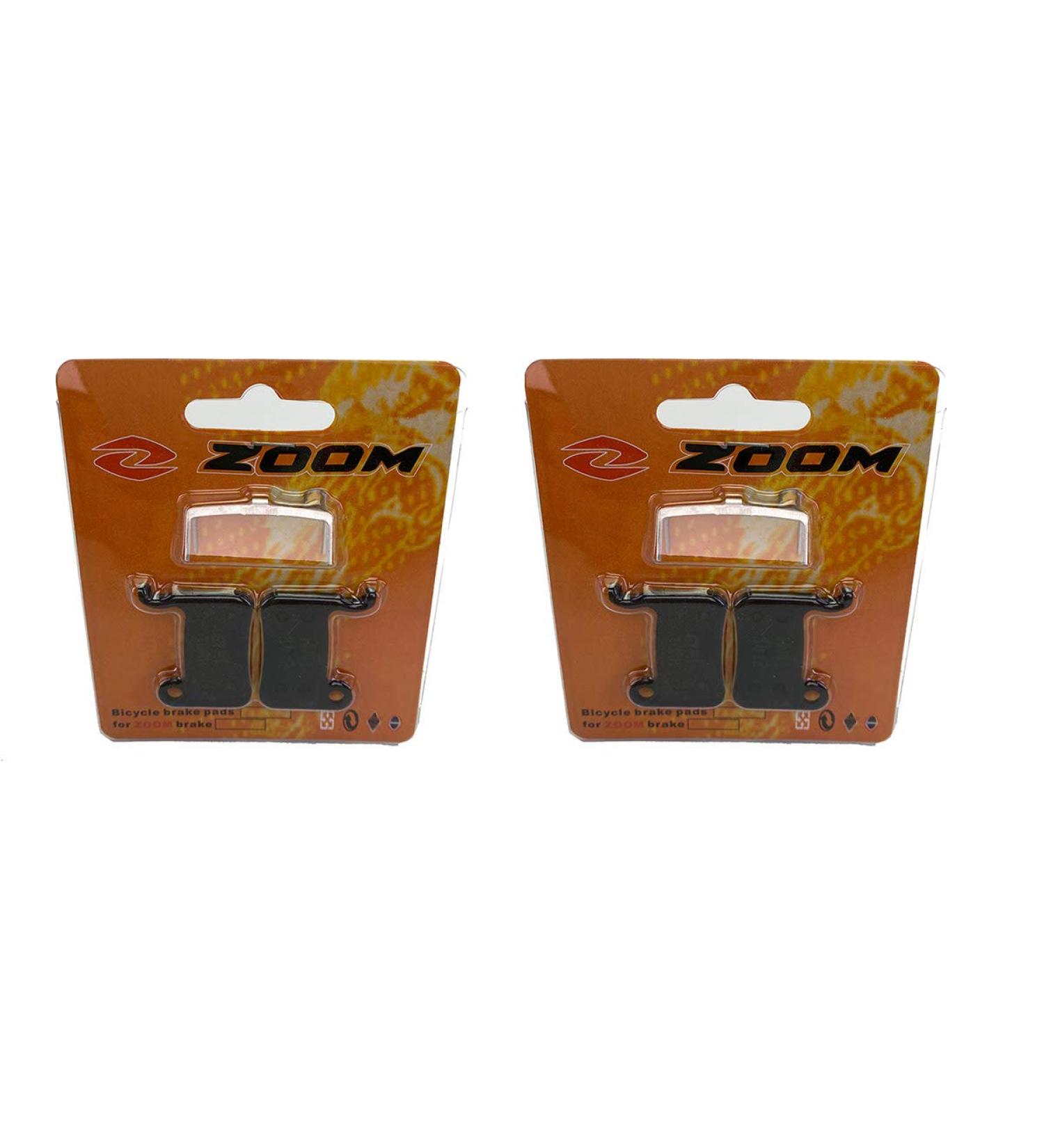 Two Pairs Zoom MTB Bike Brake Pads for HB-875 HB-870 HB-100 Shimano M595 M596 M585 M775 M355