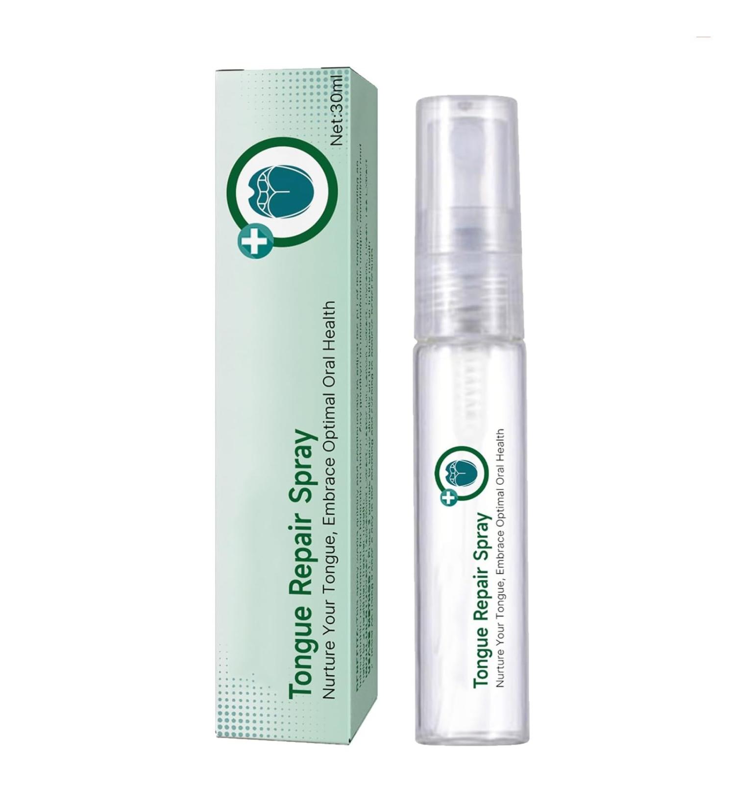 Spray de R paration de la Langue Spray De Soulagement de la Langue Langue Spray pour la Mauvaise Haleine Soulagement de la Mauvaise Haleine R duire le Gonflement Traitement Langue Spray 30ML - Buy Online on GoSupps.com