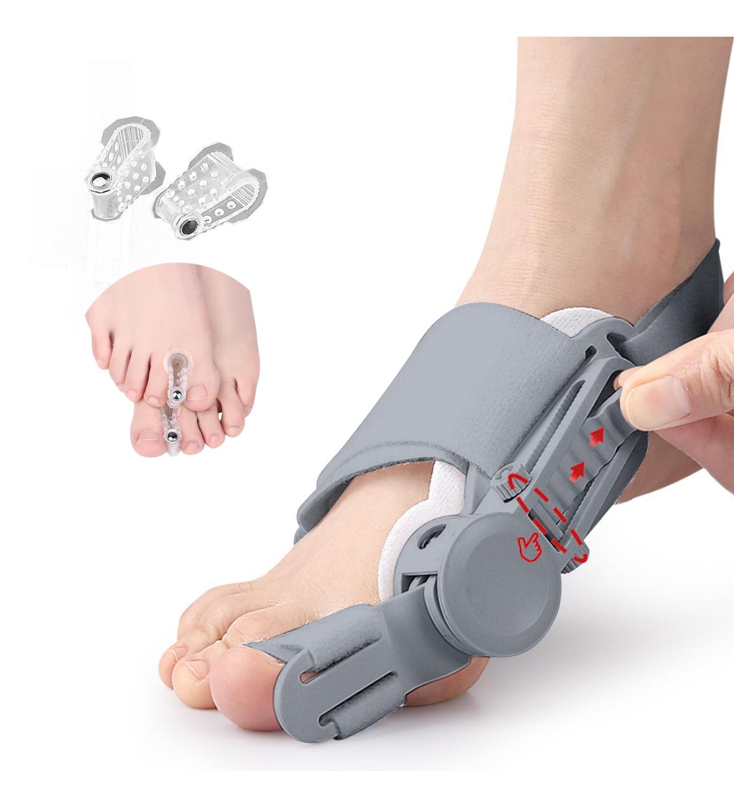 Bunion Corrector with Toe Spacers - Adjustable Big Toe Straightener for Effective Bunion Relief | Best Toe Separators for Women - Buy Online on GoSupps.com