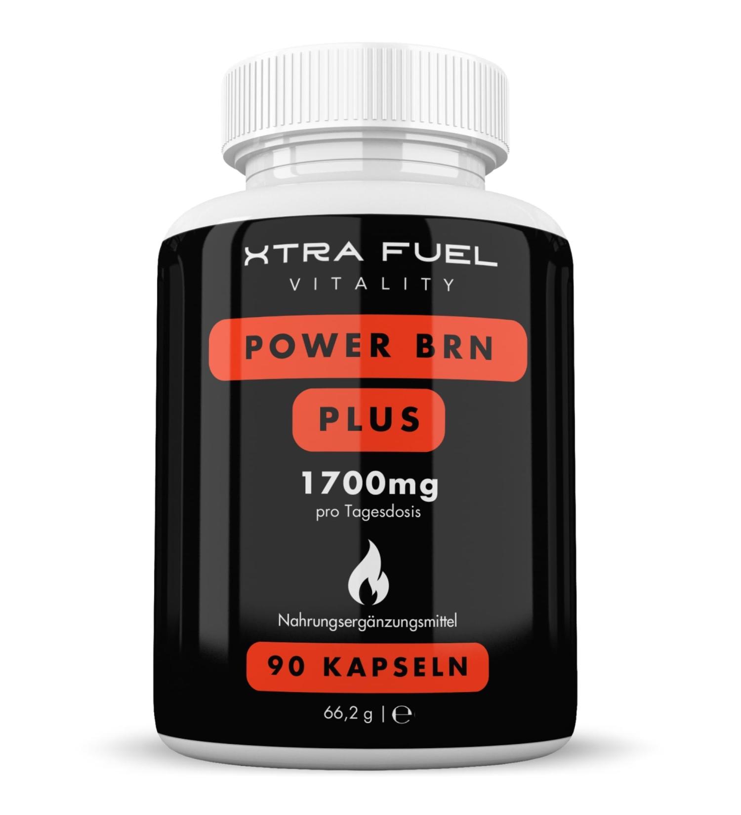 Buy Power Brn Plus 8-in-1 Fast Formula - High-Dose Apple Cider Vinegar Green Tea Zinc & More - 90 Vegan Capsules - Premium CUT Complex - International Shipping Available - Buy Online on GoSupps.com