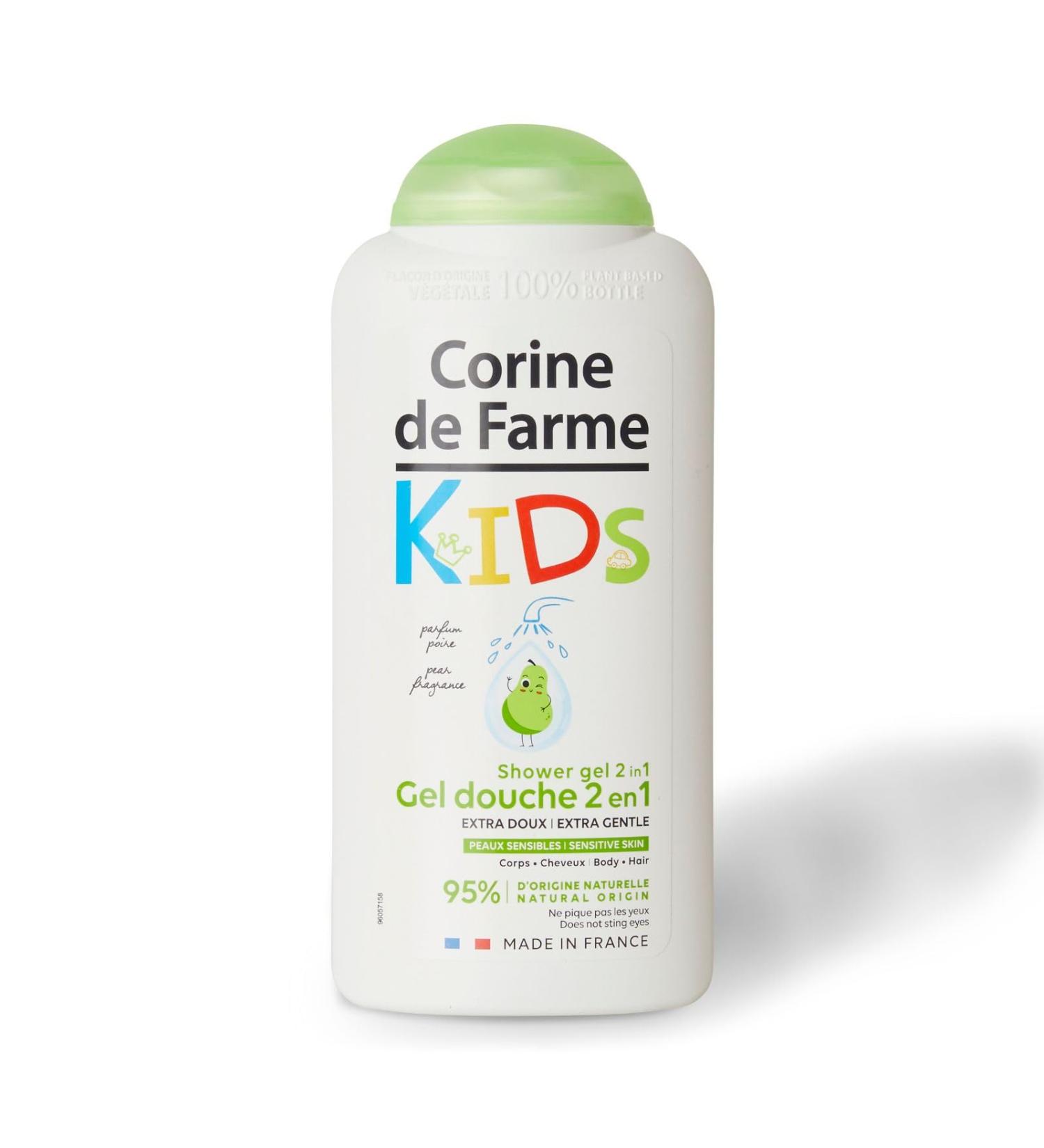  Corine de Farme Corine de Farme - Kids 2-in-1 Shower Gel Body and Hair Pear Fragrance - Sensitive Skin Hypoallergenic Clean Beauty Formula - Buy Online on GoSupps.com