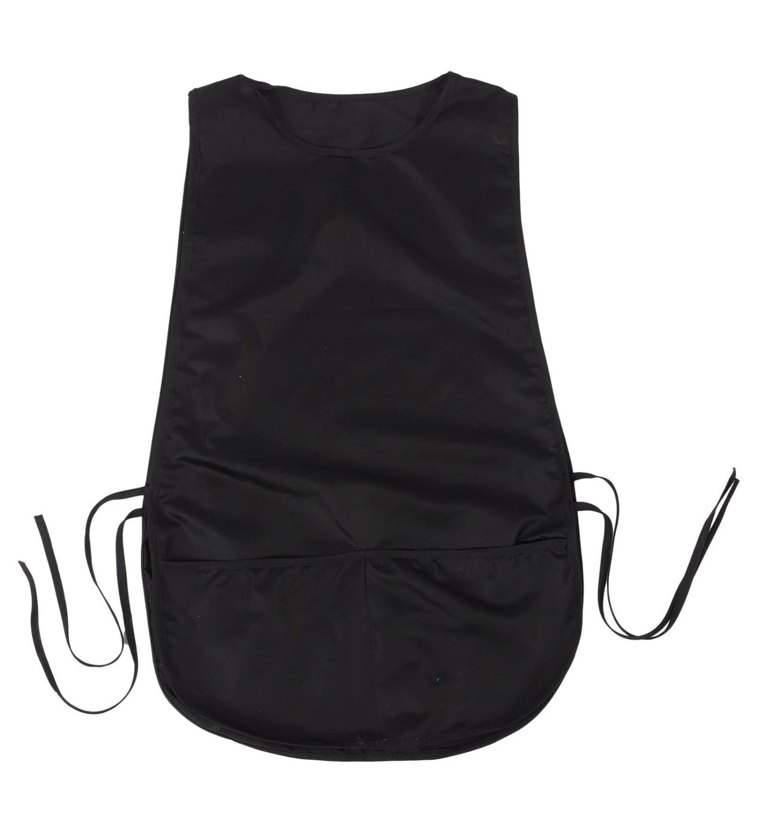 NOLITOY Hairdressing Apron | Barber & Stylist Sleeveless Work Bib | Durable Black Salon & Kitchen Cutting Cape - Buy Online on GoSupps.com